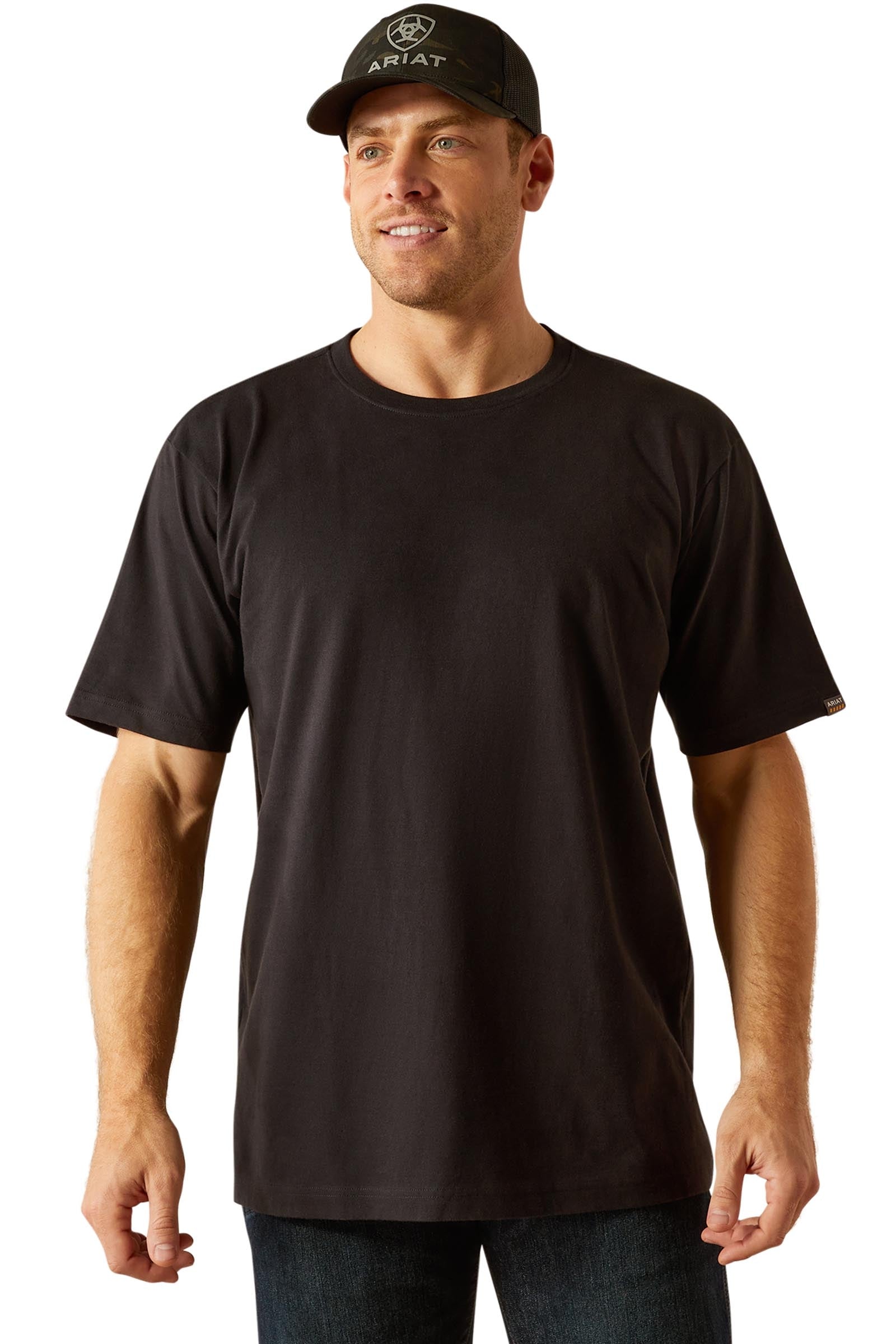 Ariat Rebar CottonStrong t-shirt da uomo Abbigliamento da uomo