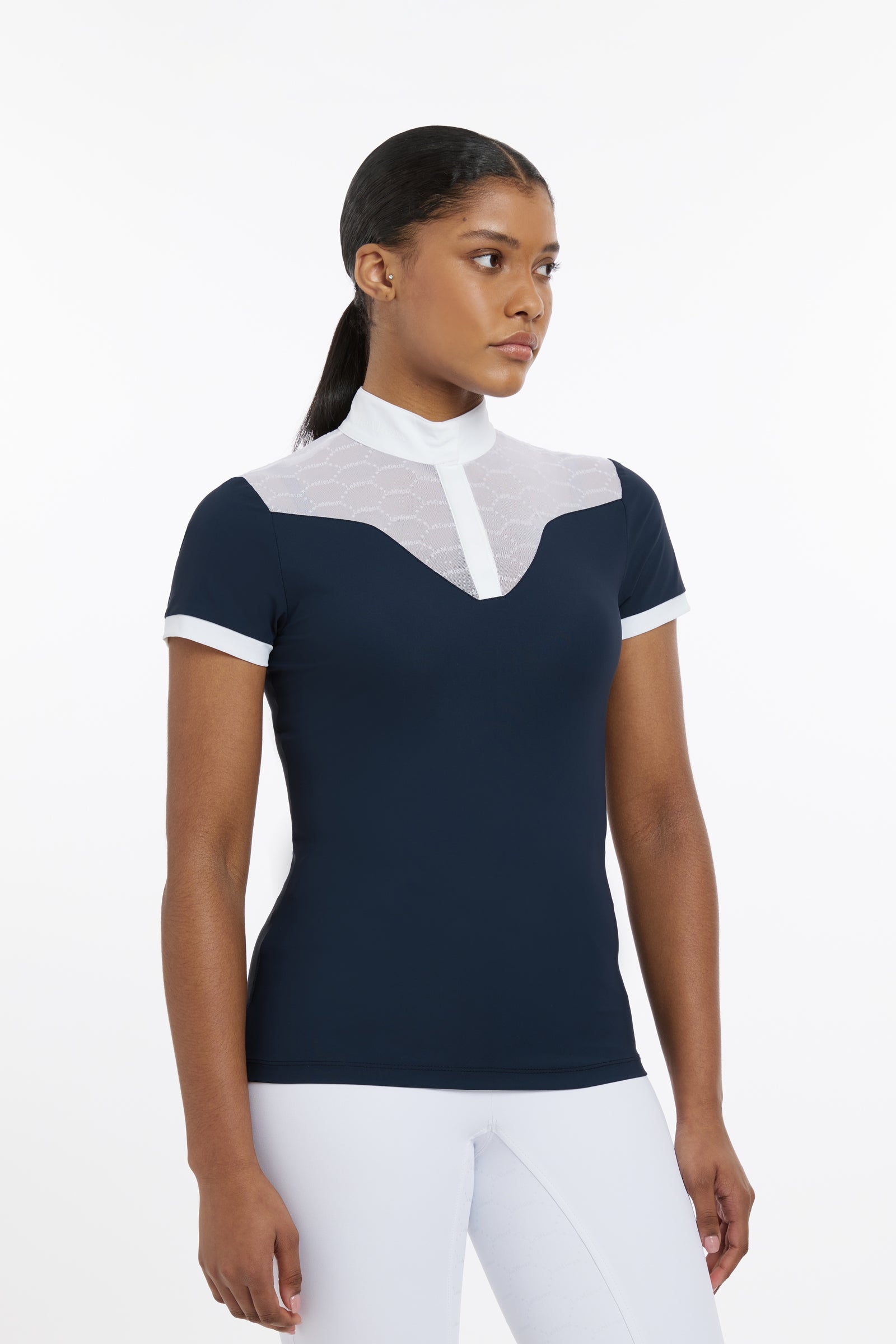 LeMieux Emily camicia da gara a maniche corte da donna Abbigliamento da donna