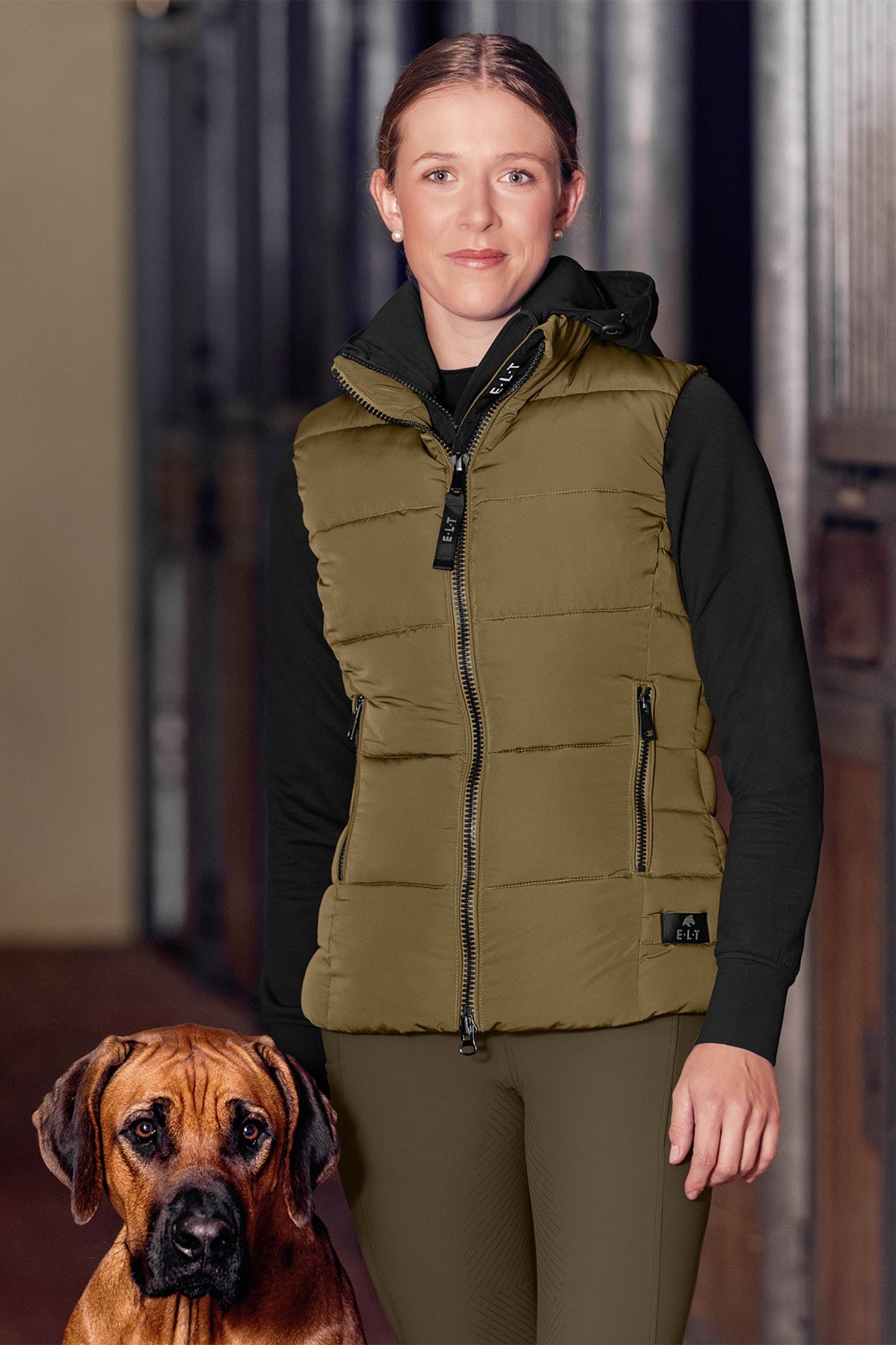 ELT Winter Women's Lightweight Vest Oxford Women’s Riding Clothing