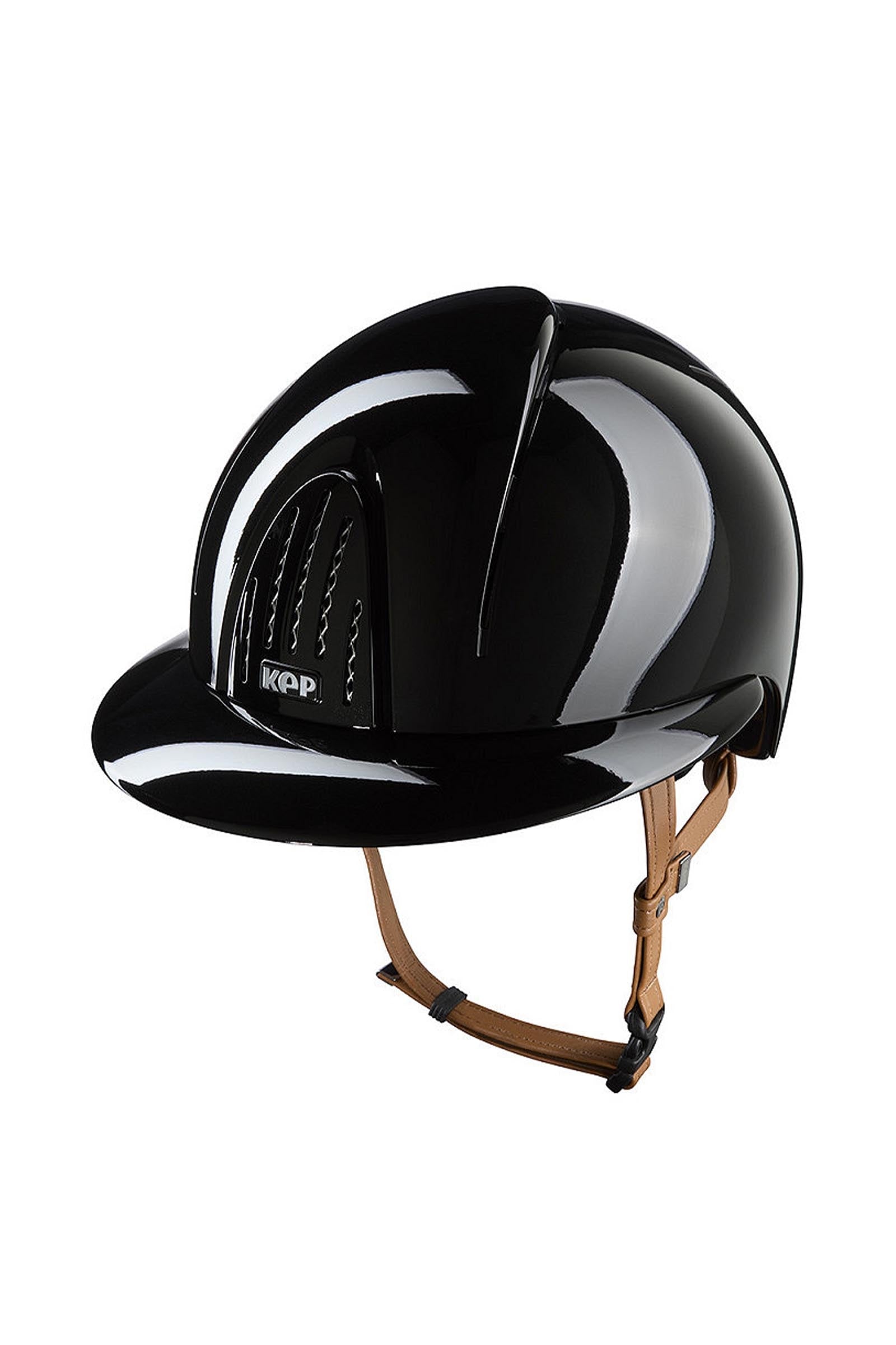 KEP Helmets KEP NOVA ABS Metal Polish/Beige Polo Riding Helmet Attrezzatura di sicurezza