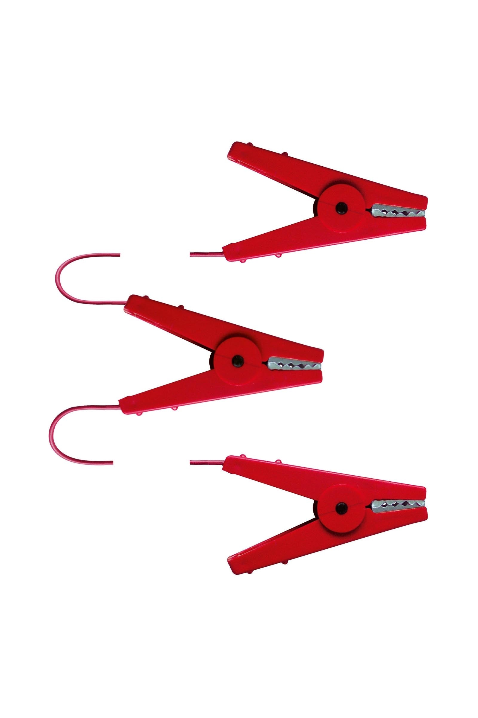 Corral CORRAL cavo di collegamento recinzione con 3 morsetti a coccodrillo rosso (2 × 60 cm) Forniture di difesa