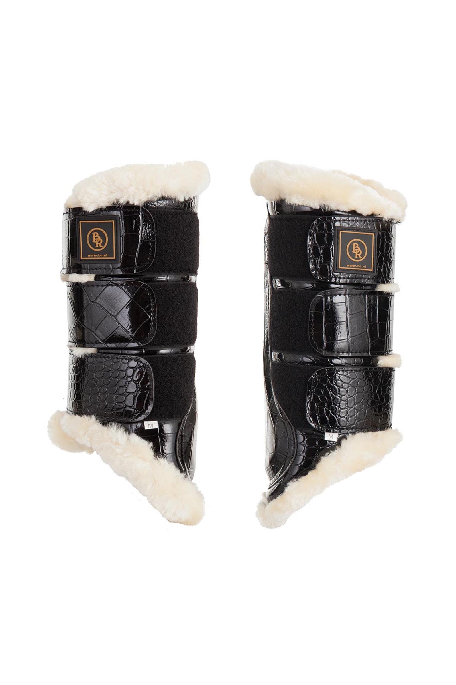 BR Majestic parastinchi in pelle verniciata sintetica Leg & Hoof Protection
