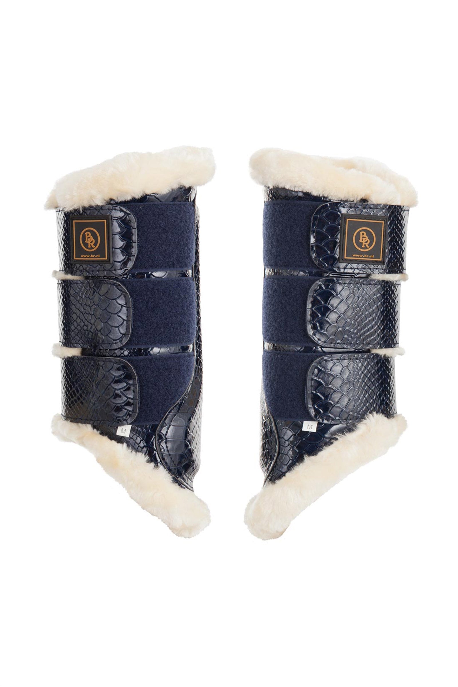 BR Majestic parastinchi in pelle verniciata sintetica Leg & Hoof Protection