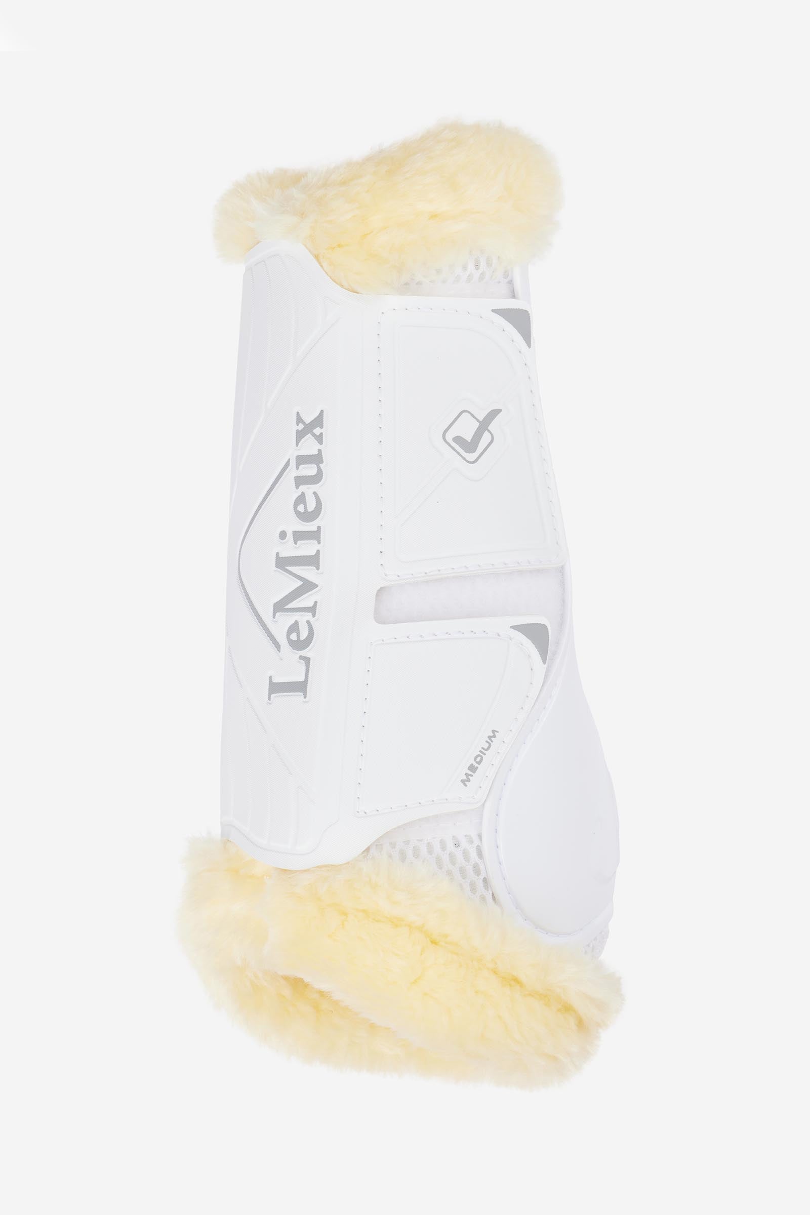LeMieux Motionflex stivali da dressage con bordo in fleece Leg & Hoof Protection