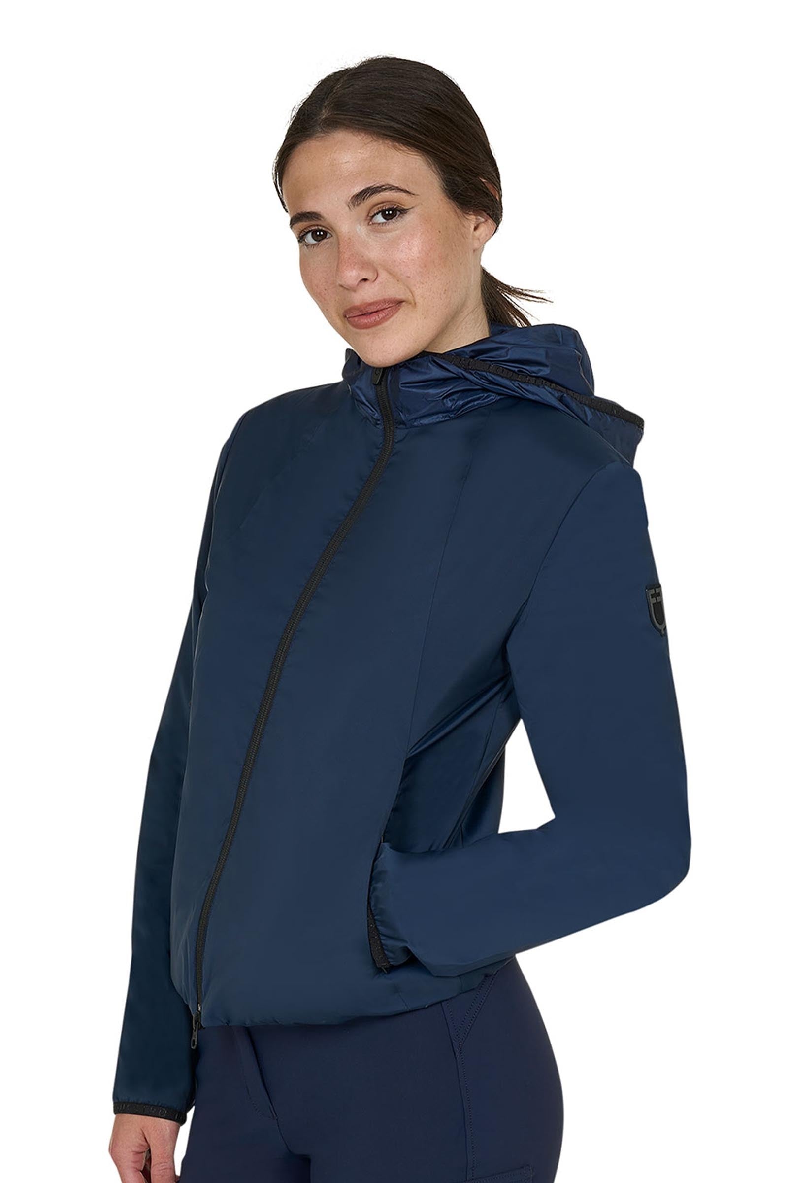 Equestro SS2026 Women's Foldable Warmer Nylon Jacket Abbigliamento da donna