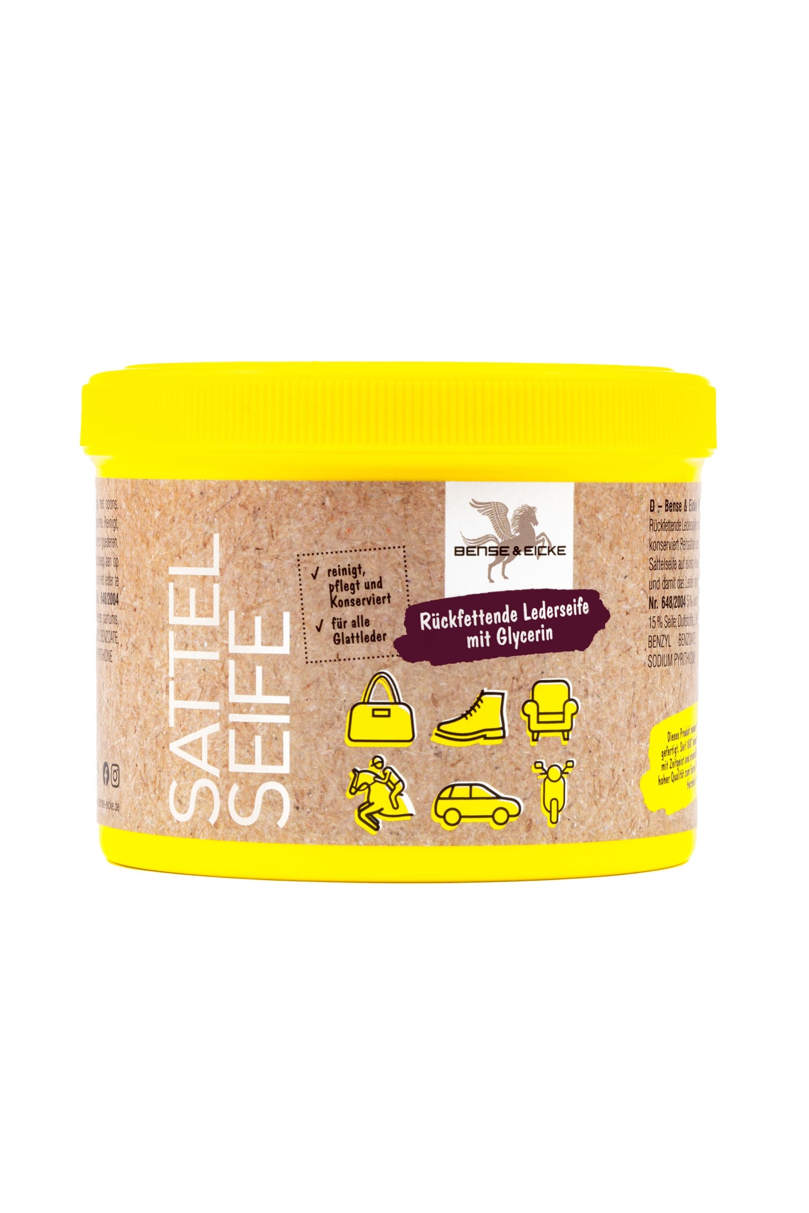 Bense & Eicke Sapone per sella con spugna, 500 ml Prodotti per la salute