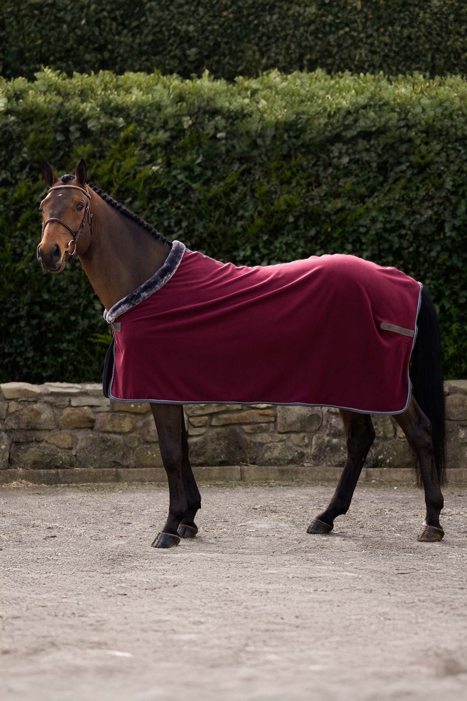 Bucas Show-Line Fleece Rug, 400 g Coperte per cavalli