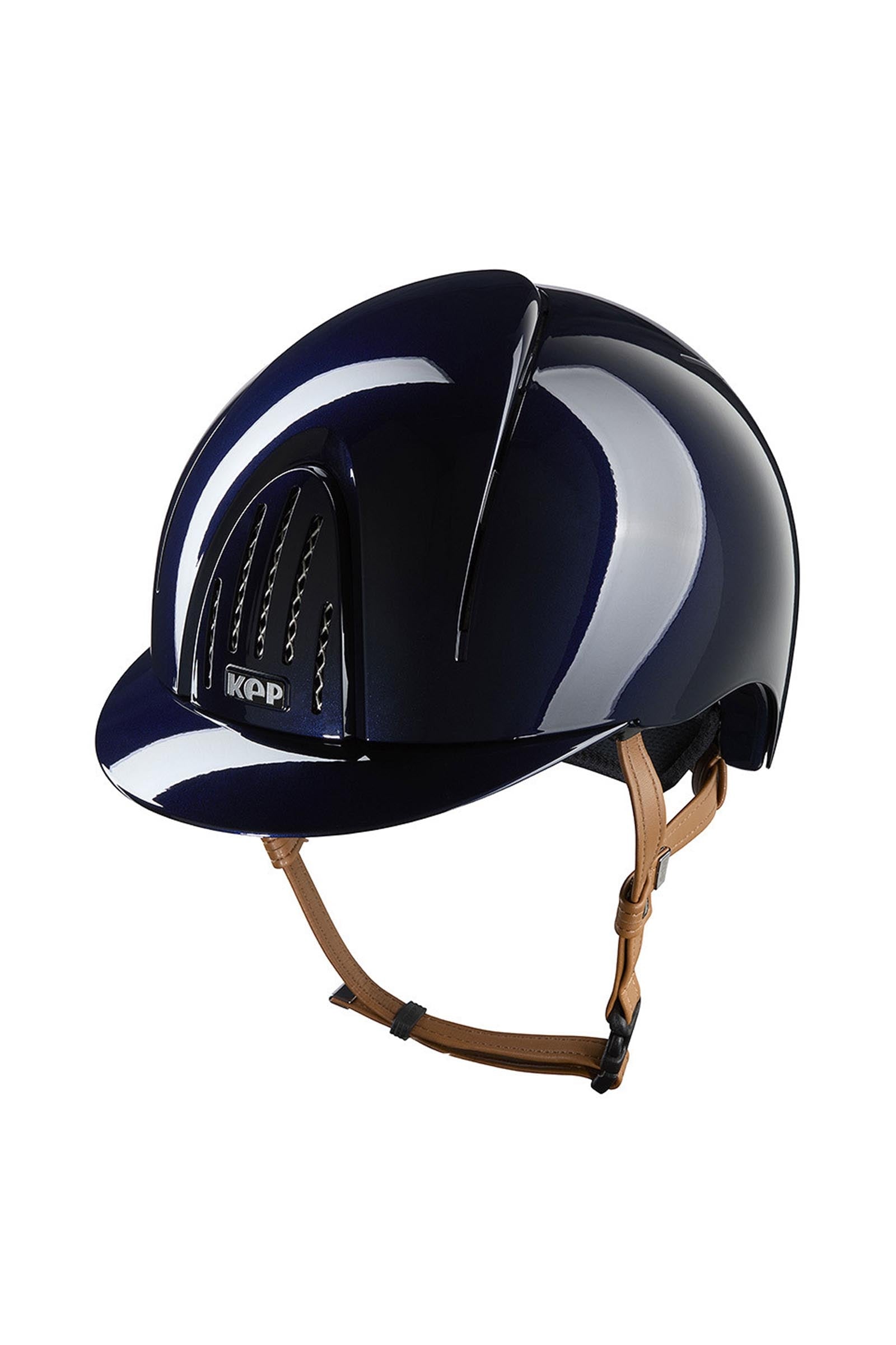 KEP Helmets KEP NOVA ABS Metal Polish/Beige Riding Helmet Attrezzatura di sicurezza