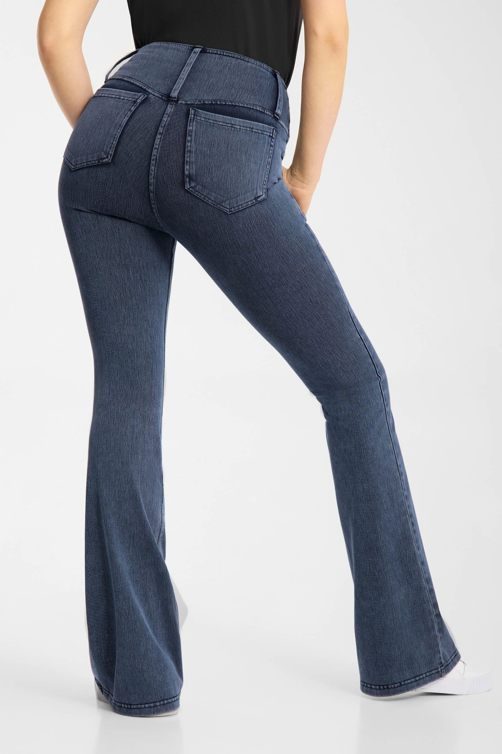 Horze Emery leggins da equitazione western da donna, bootcut e effetto denim Womens Breeches