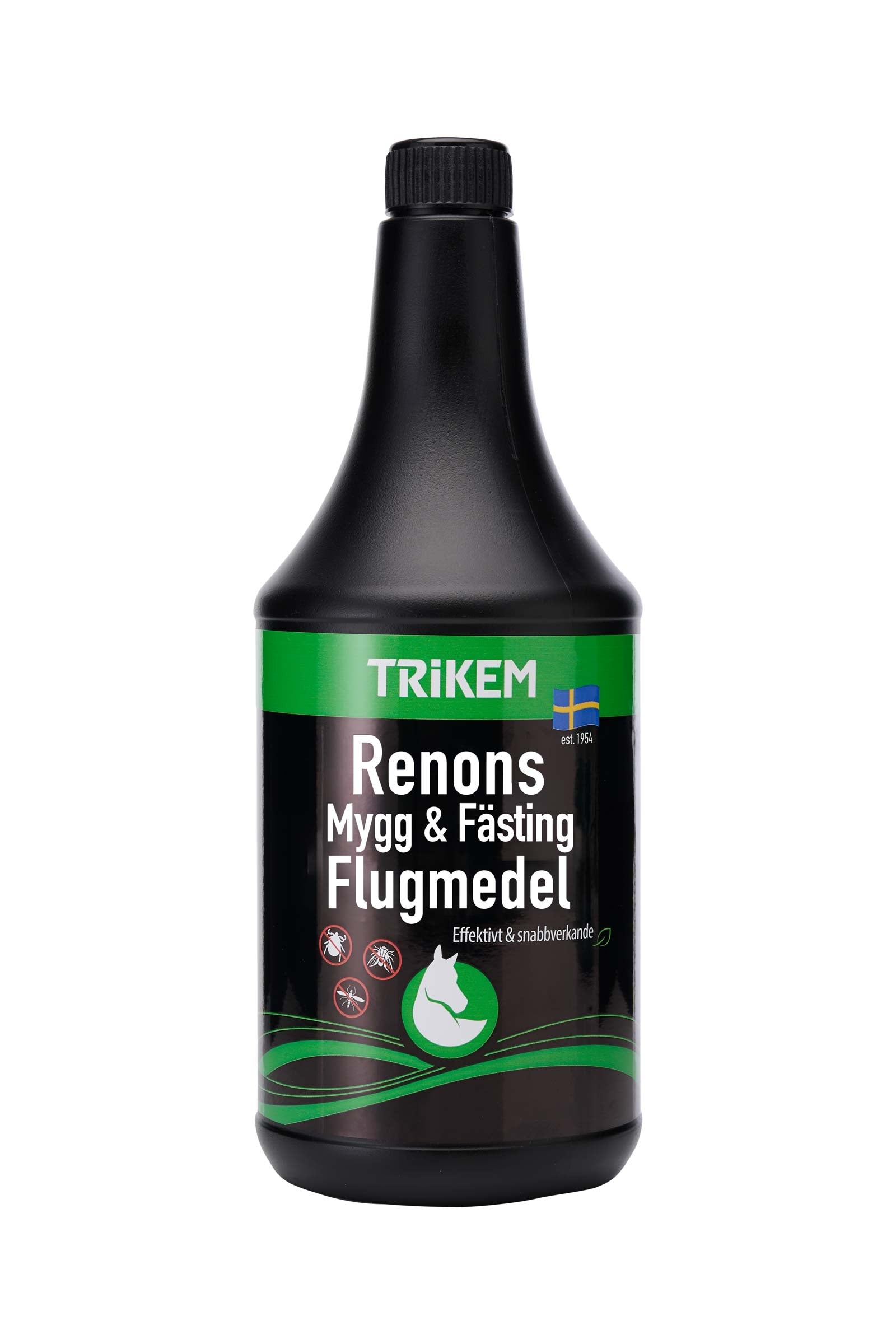 Trikem Sport Trikem Renons Repellente per zanzare e zecche, 1000 ml Protezione antimosche per cavalli