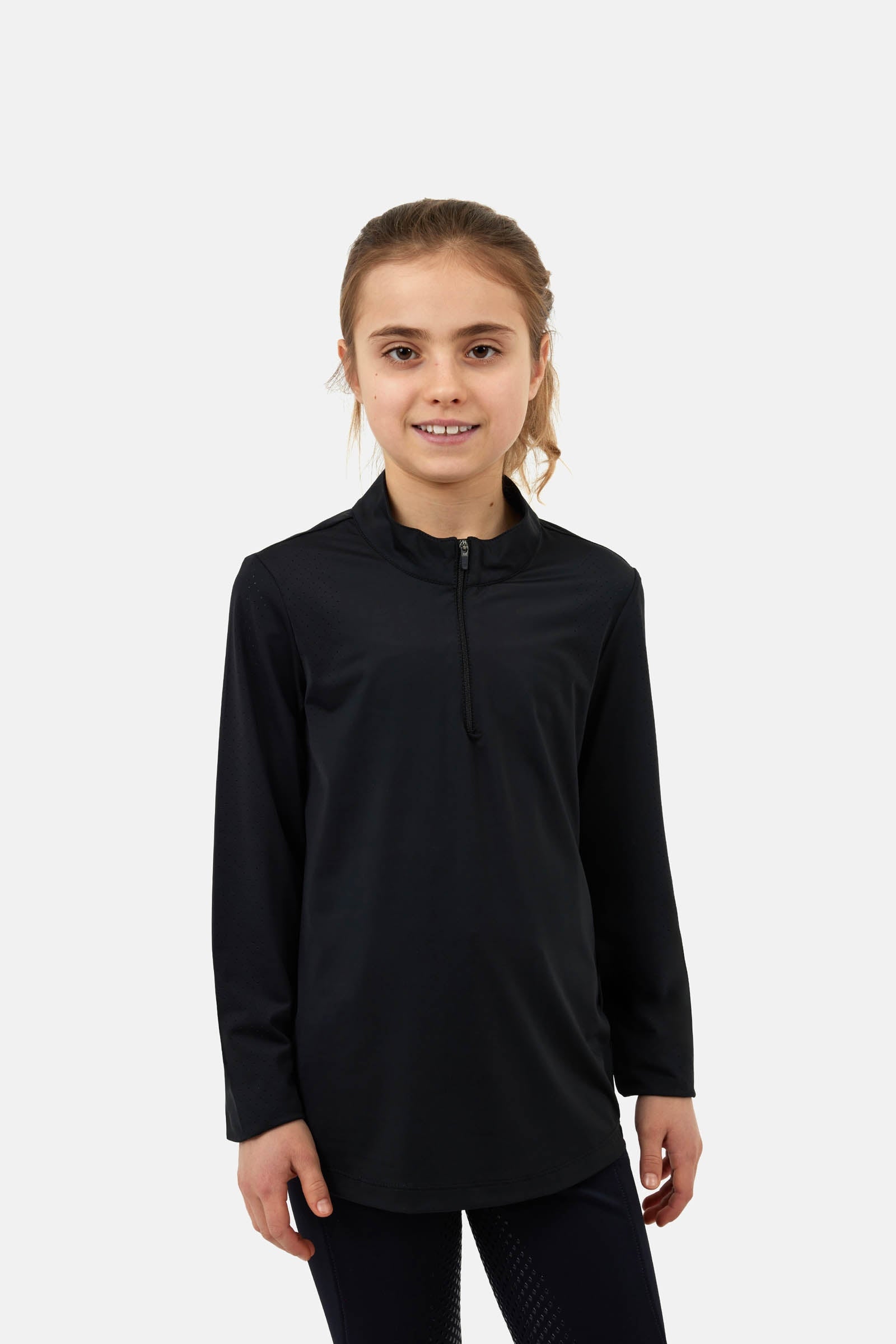 Horze Young Rider Emmie Cooling Training Shirt with Long Sleeves Abbigliamento per bambini