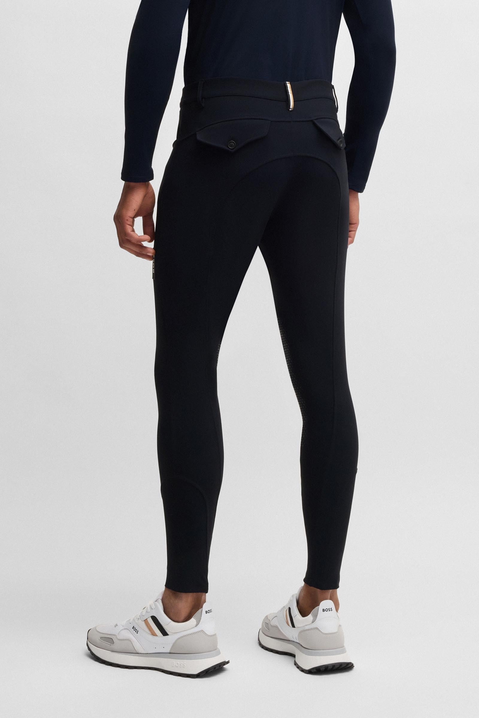 BOSS Equestrian Boss James pantaloni da equitazione uomo knee grip Abbigliamento da uomo