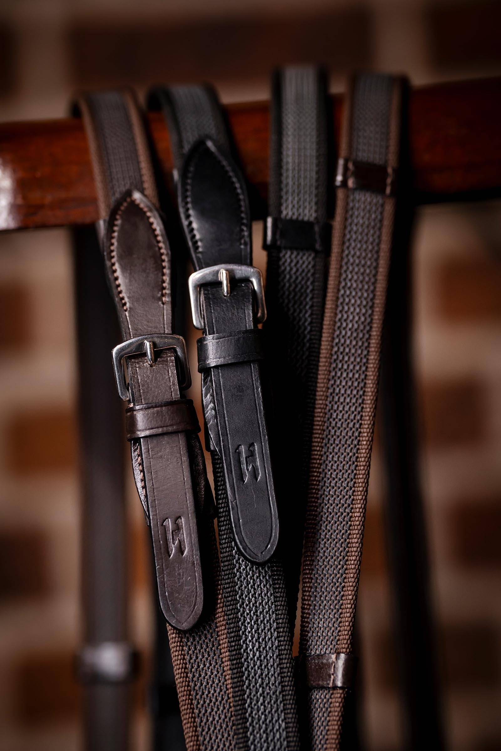 Horseware redini continentali con grip in gomma Briglie & redini