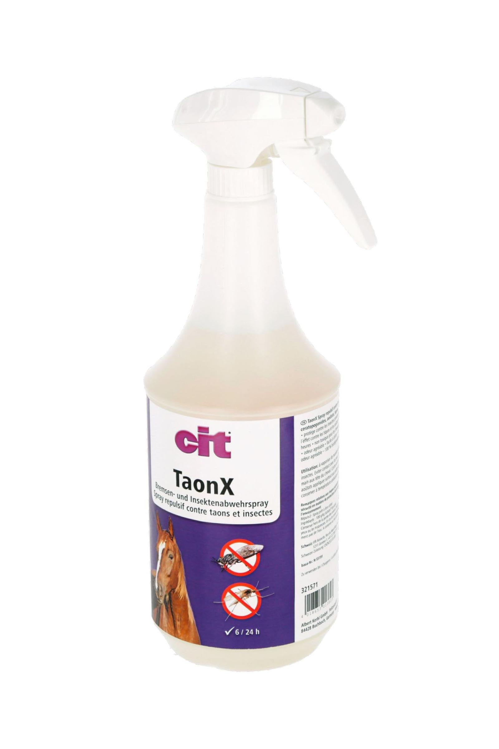 Cit cit TaonX Repellente, 1 l Protezione antimosche per cavalli