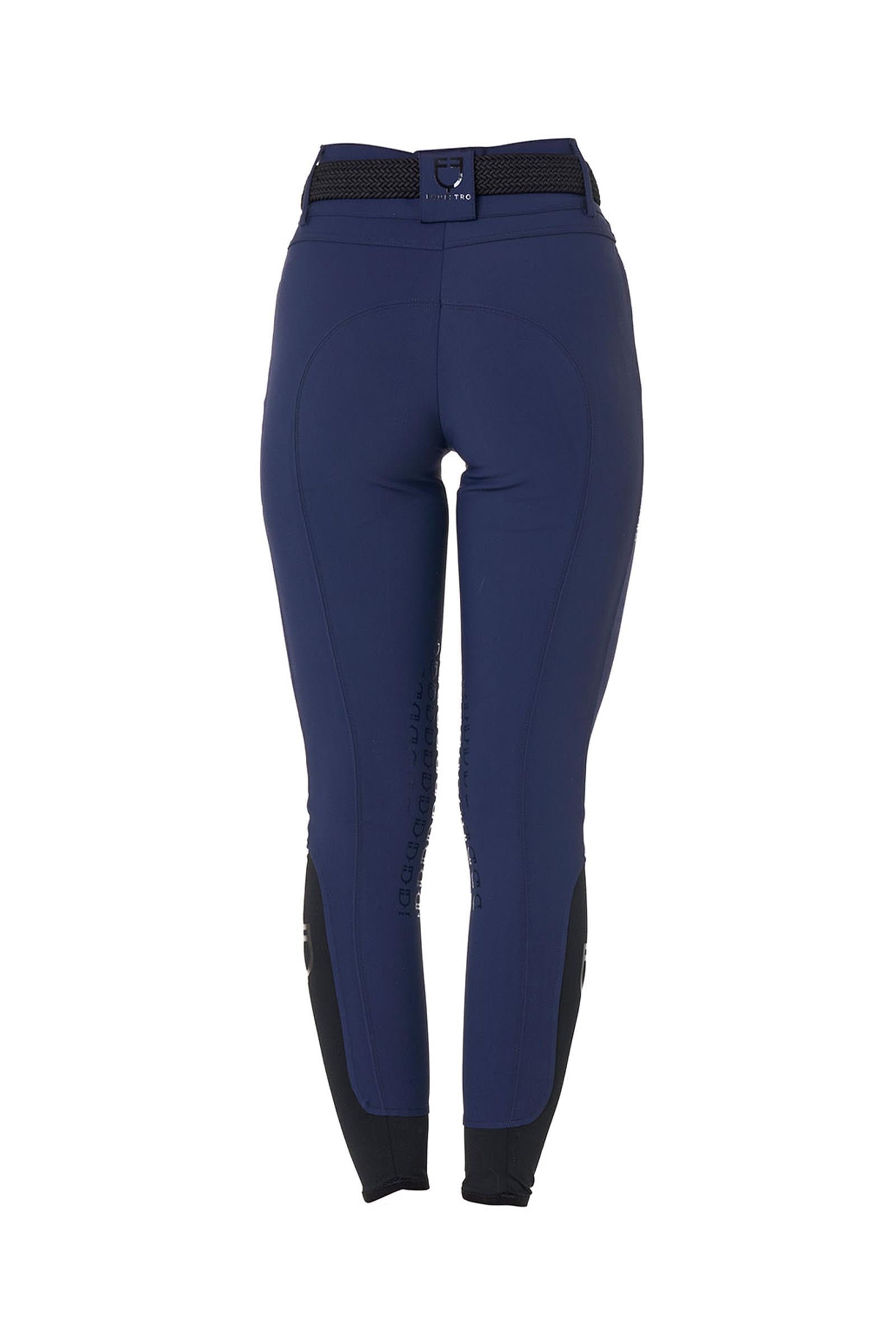 Equestro SS2026 Pantaloni equitazione donna vita alta grip ginocchio Womens Breeches
