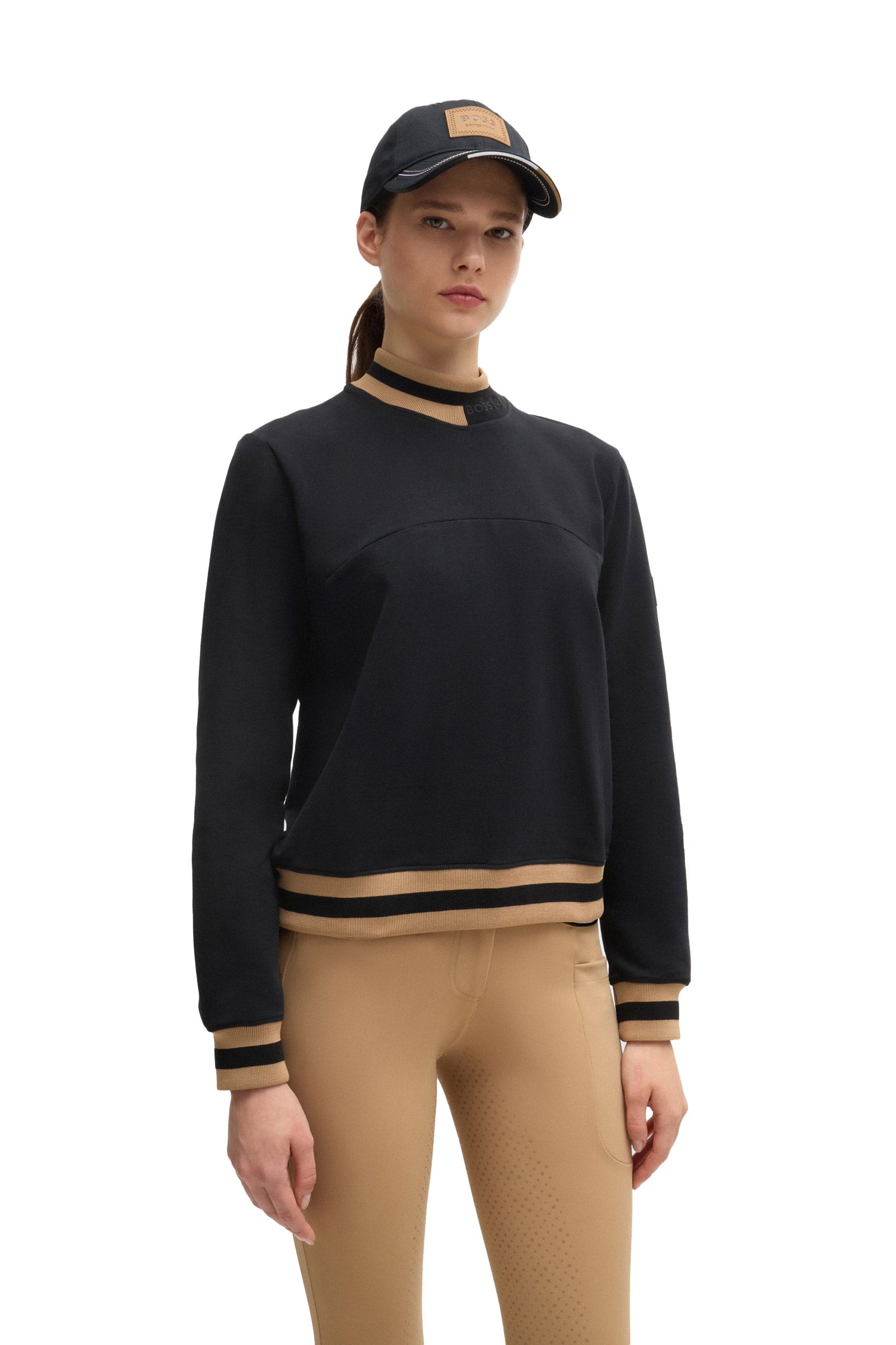 Boss Kim Women´s Sweater With Stand-up Collar Women’s Riding Clothing