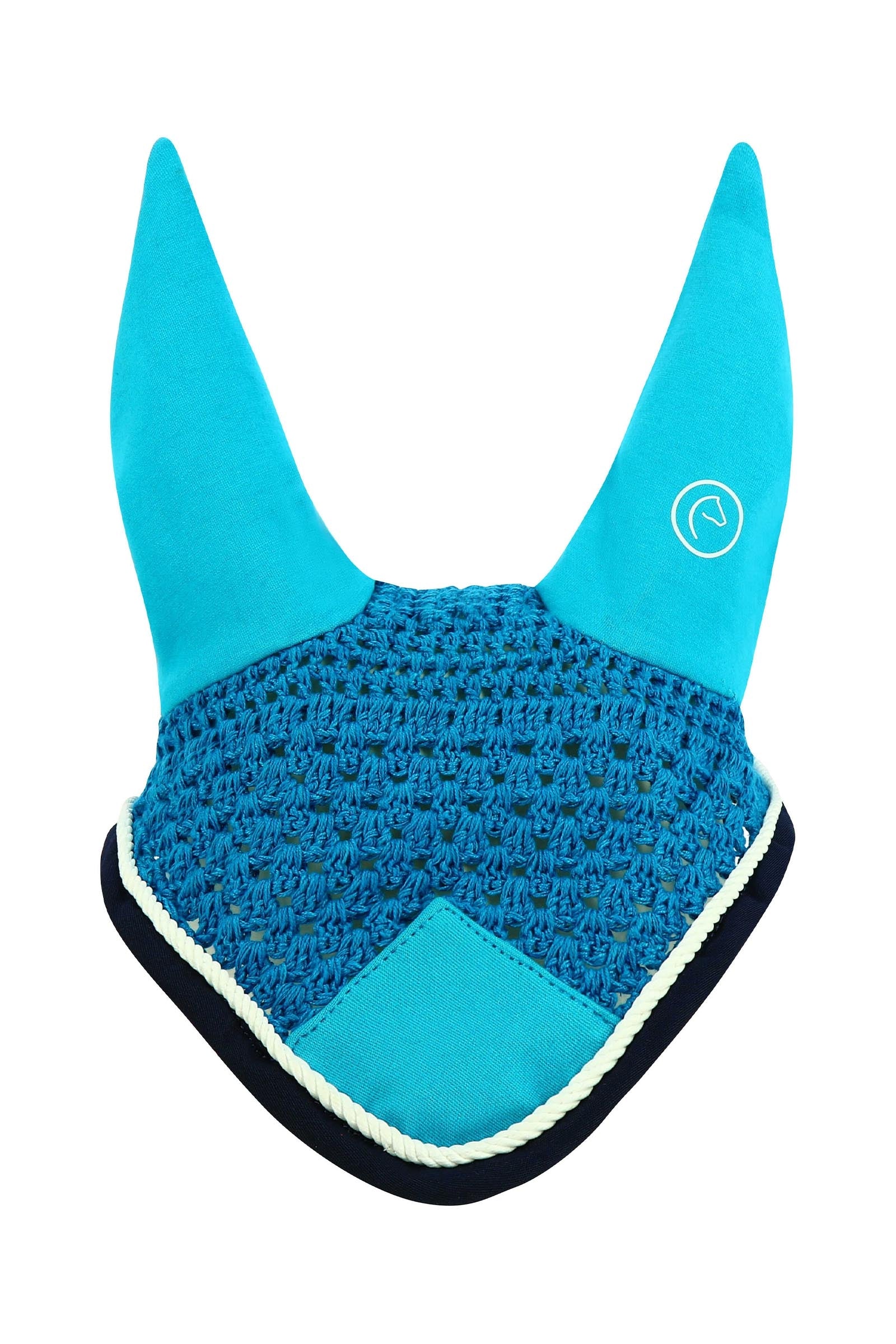 EQUITHÈME Polyfun maschera antimosche Protezione antimosche per cavalli