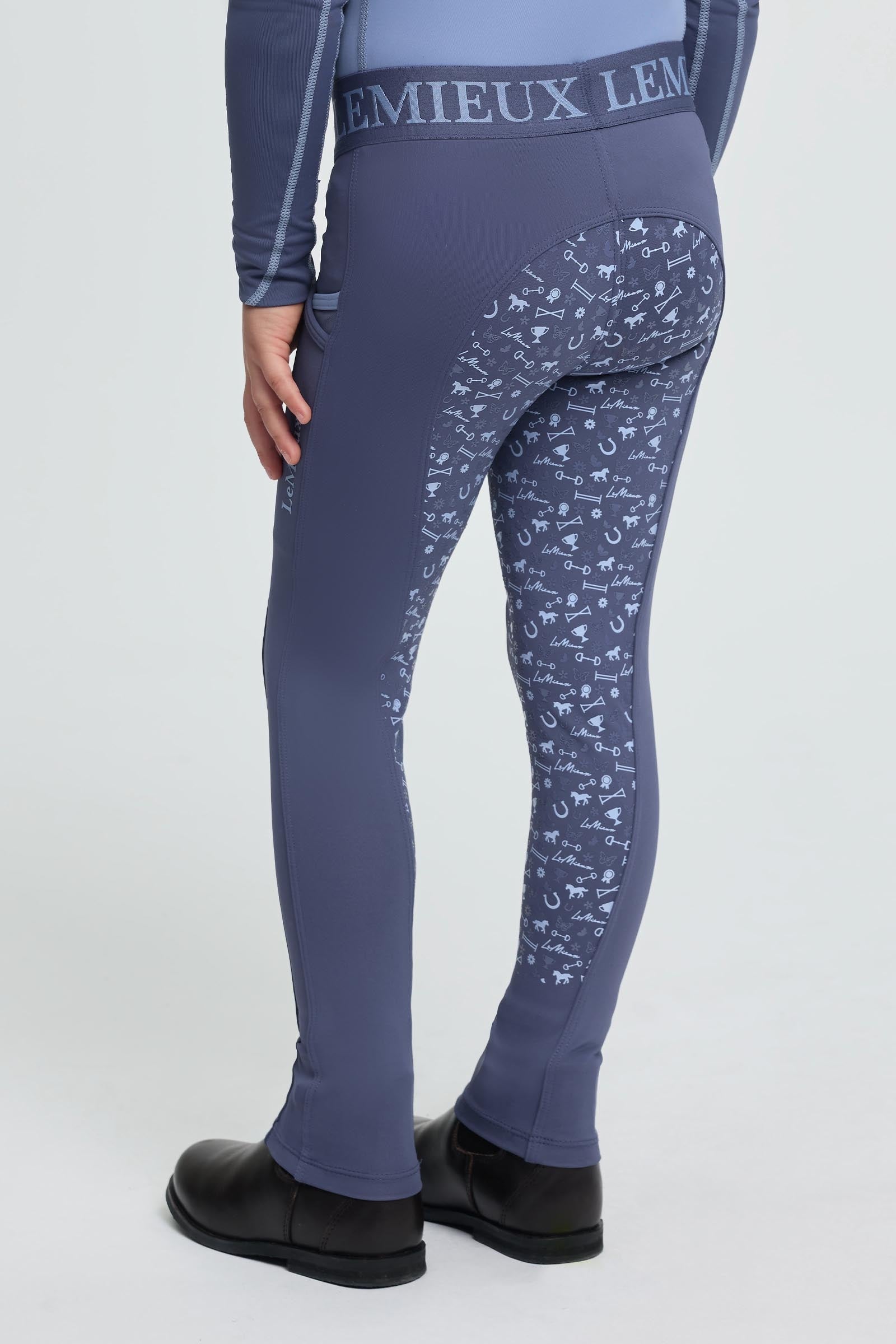 LeMieux mini pantaloni da equitazione pull on per bambini Abbigliamento per bambini