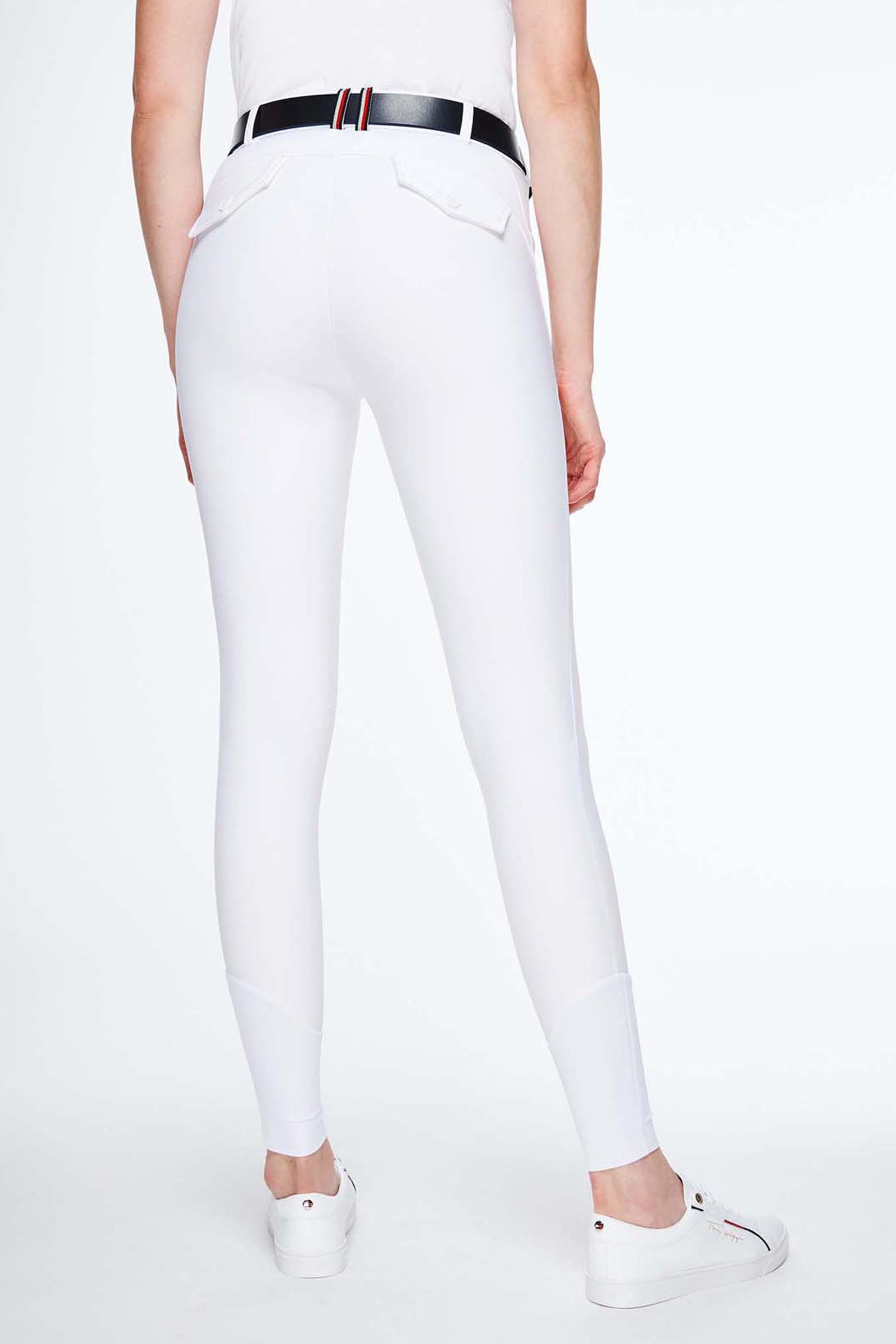 Tommy Hilfiger Equestrian pantaloni da equitazione da donna Classic Style con grip al ginocchio Womens Breeches
