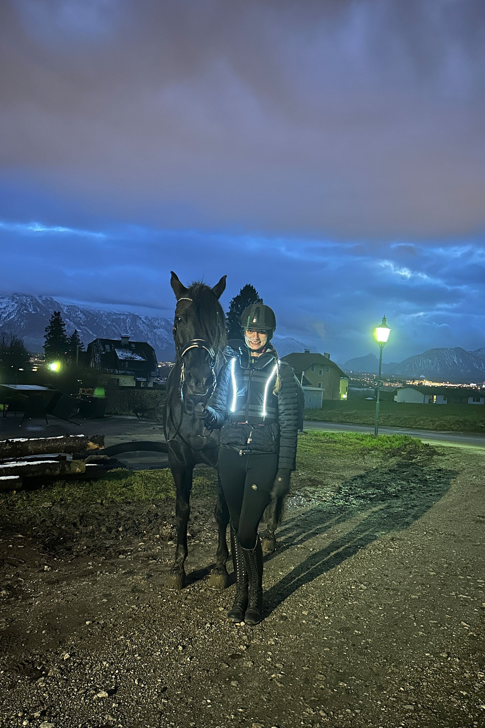 Komperdell Ballistic High Visibility FlexFit Back Protector, reversible Safety Equipment