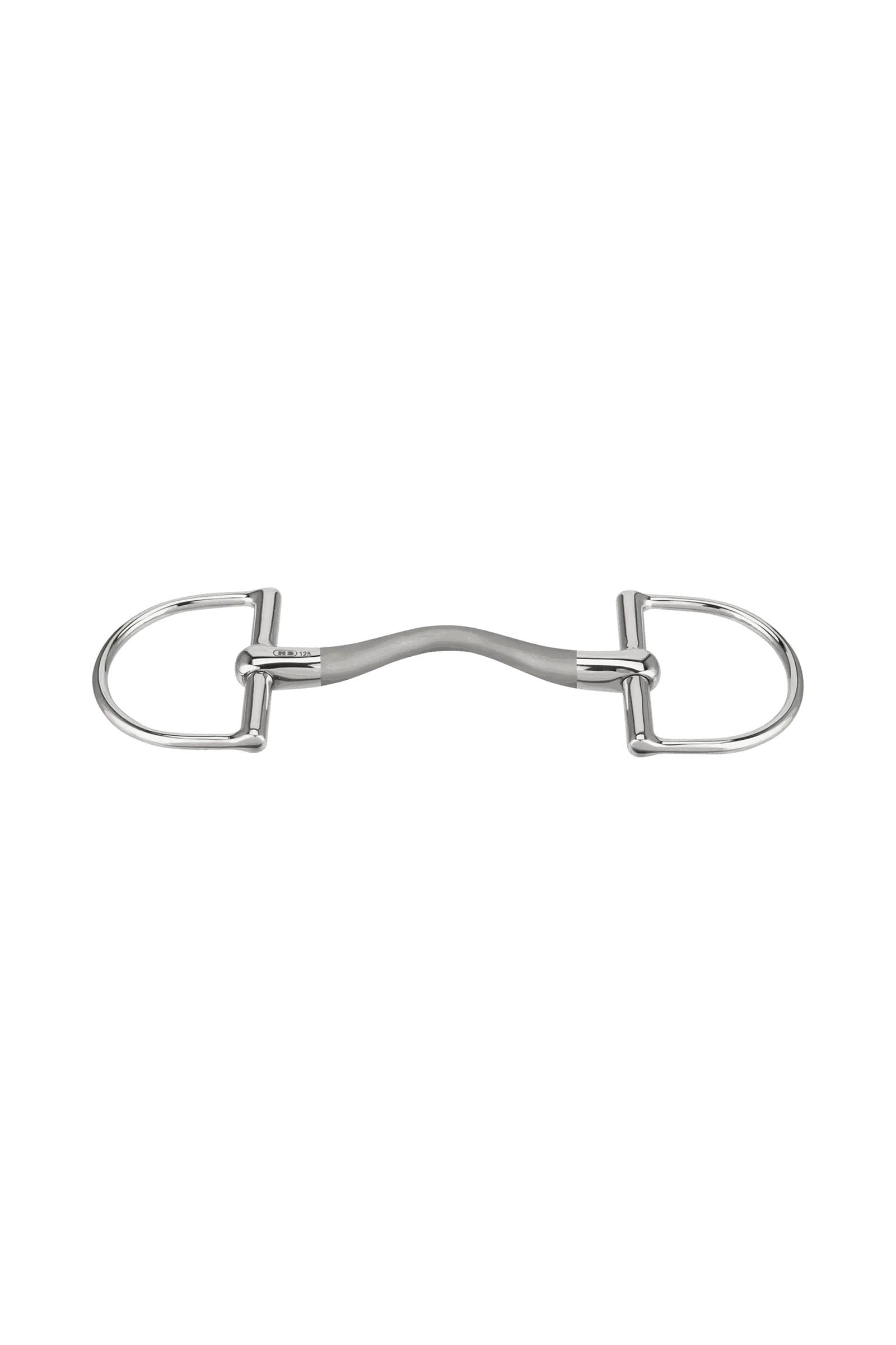 Sprenger Satinox CM filetto D-ring, bocca diritta 14 mm, acciaio inox Boccaglio