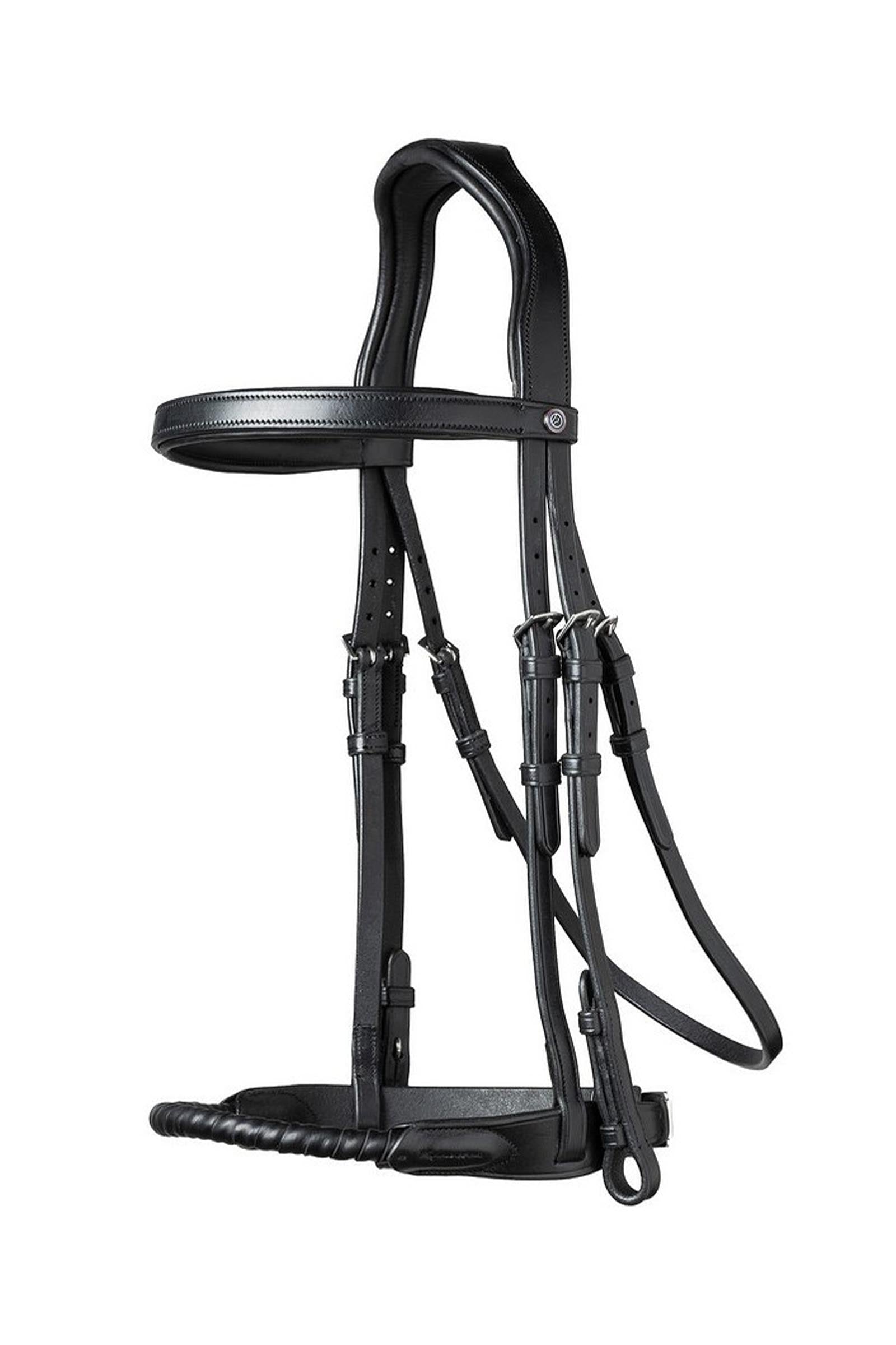 Trust Equestrian Dublin Rope Noseband Bridle Covered Briglie & redini