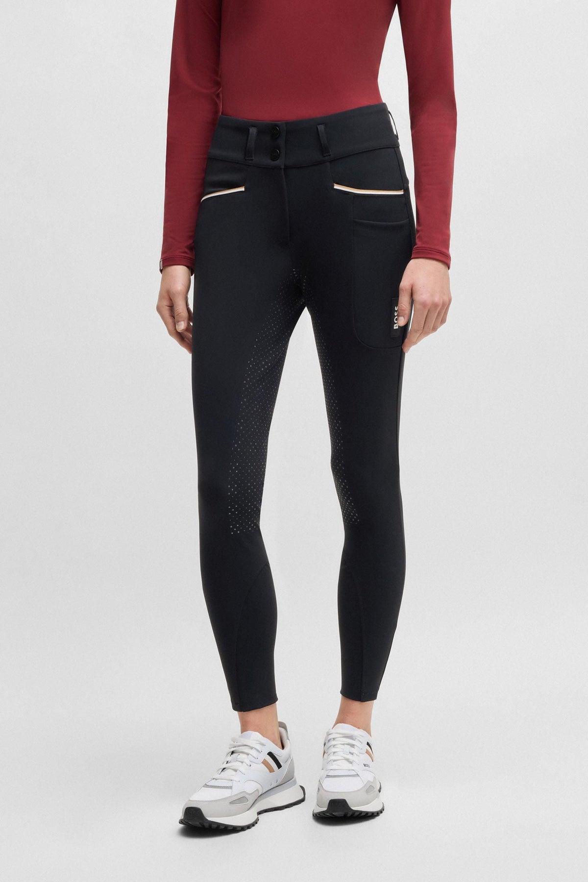BOSS Equestrian Boss Hailey Womens High Waist Full Grip Breeches Womens Breeches