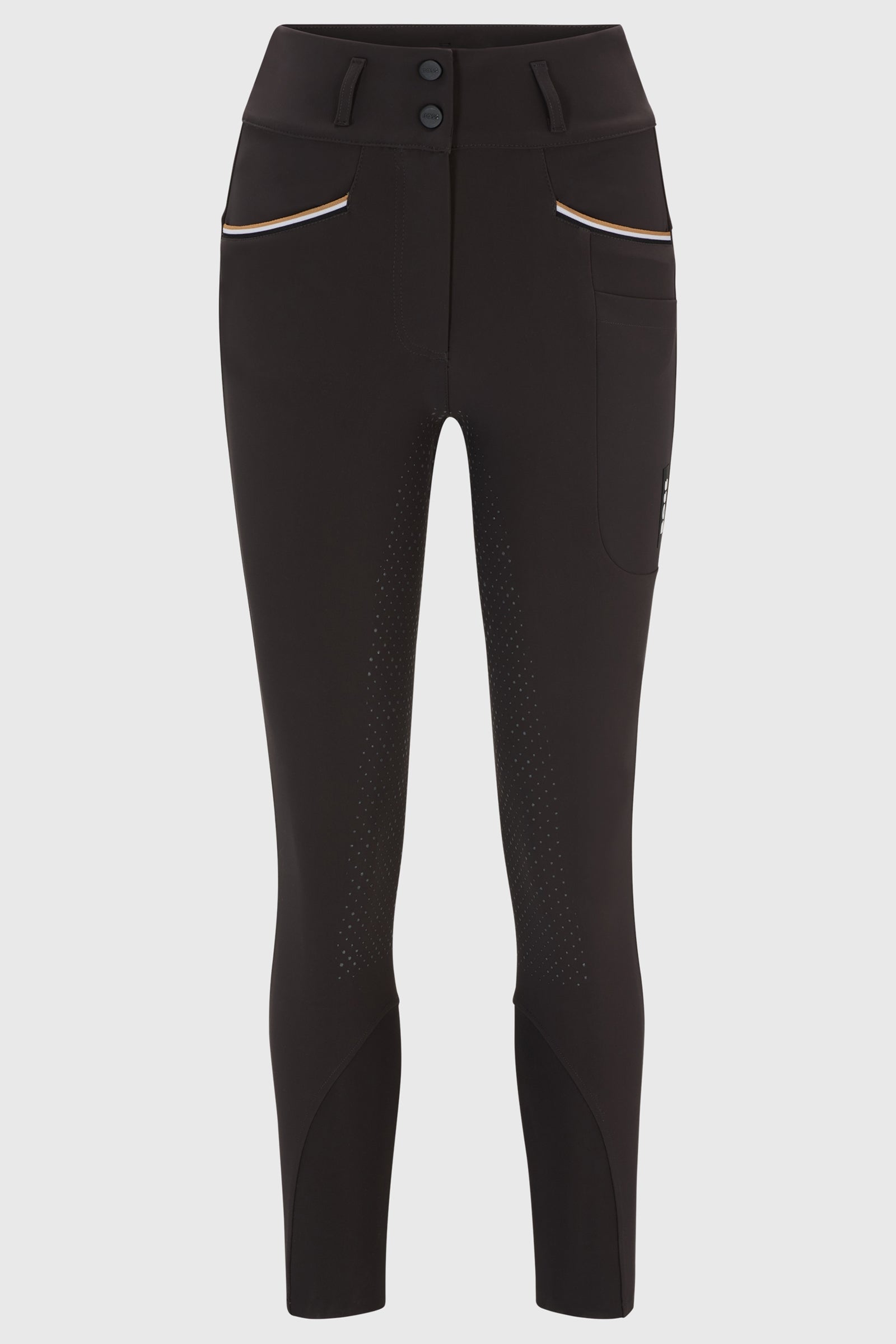 BOSS Equestrian Boss Hailey Pantaloni da equitazione donna a vita alta con grip completo Womens Breeches