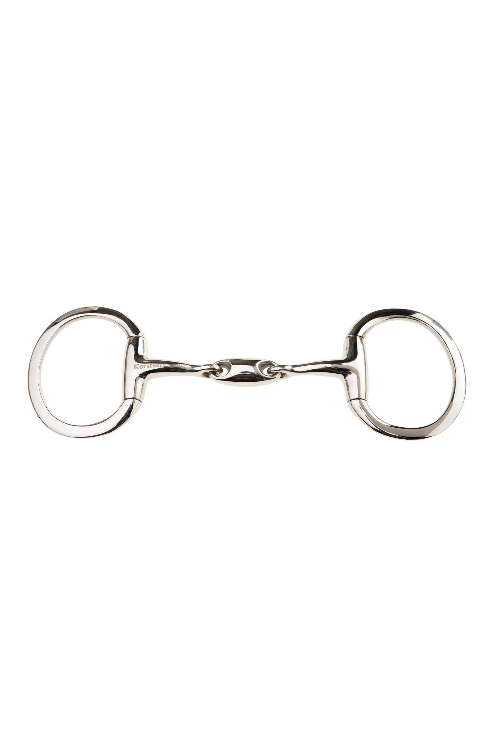 Korsteel Jp Stainless Steel Oval Link Eggbutt Snaffle Bit Boccaglio