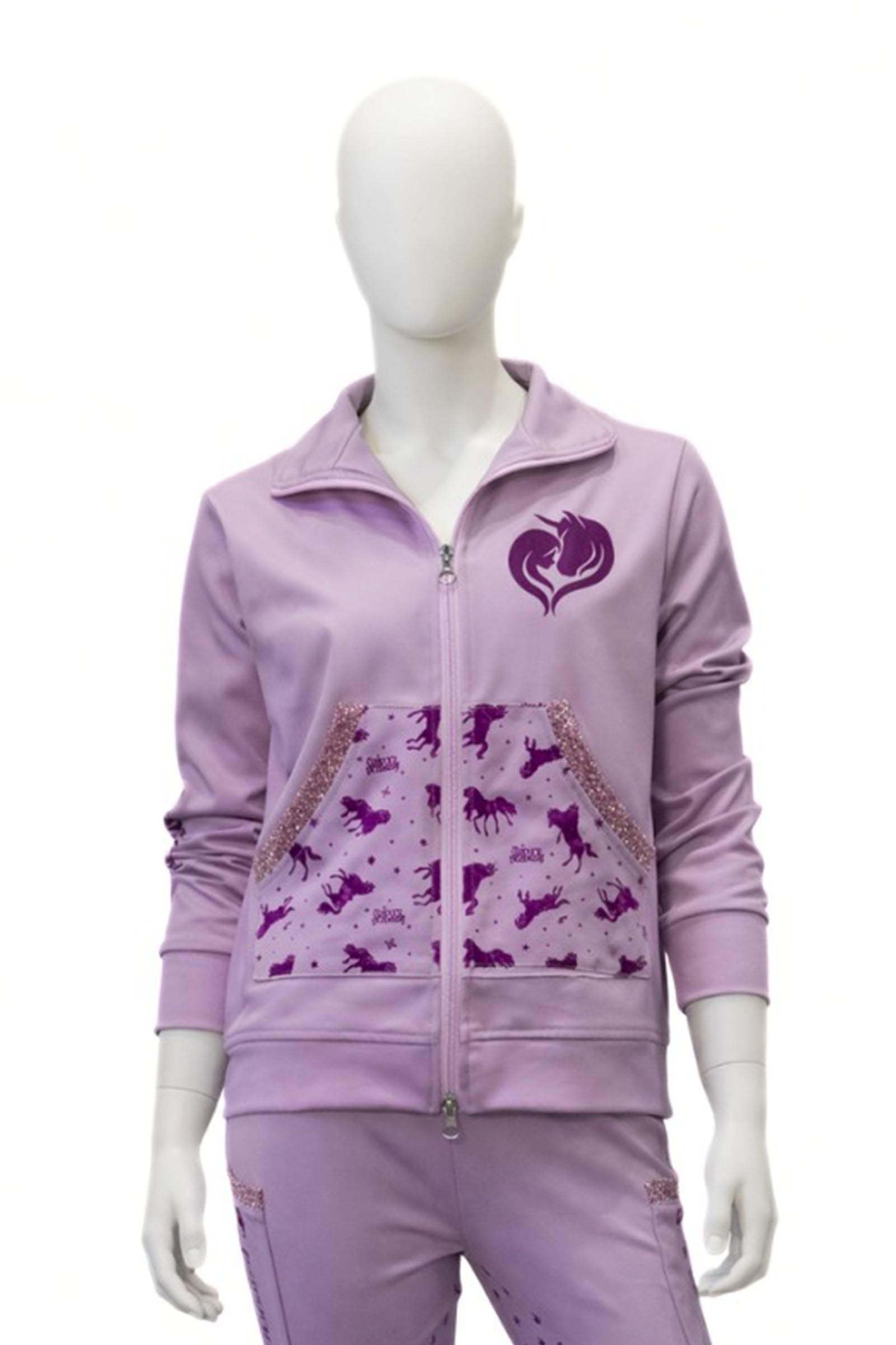 Kavalkade Unicorn Academy giacca per bambini con glitter Abbigliamento per bambini