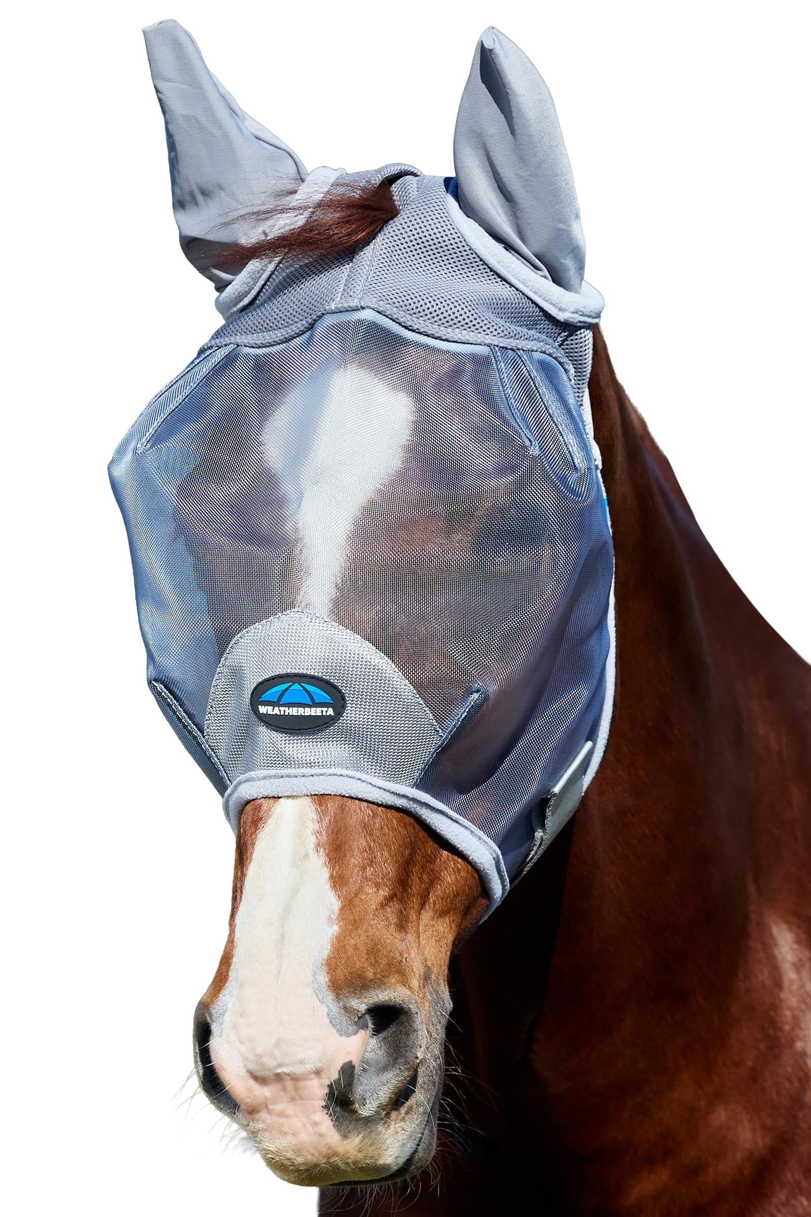 Weatherbeeta Comfitec Durable Mesh Maschera antimosche con orecchie Protezione antimosche per cavalli