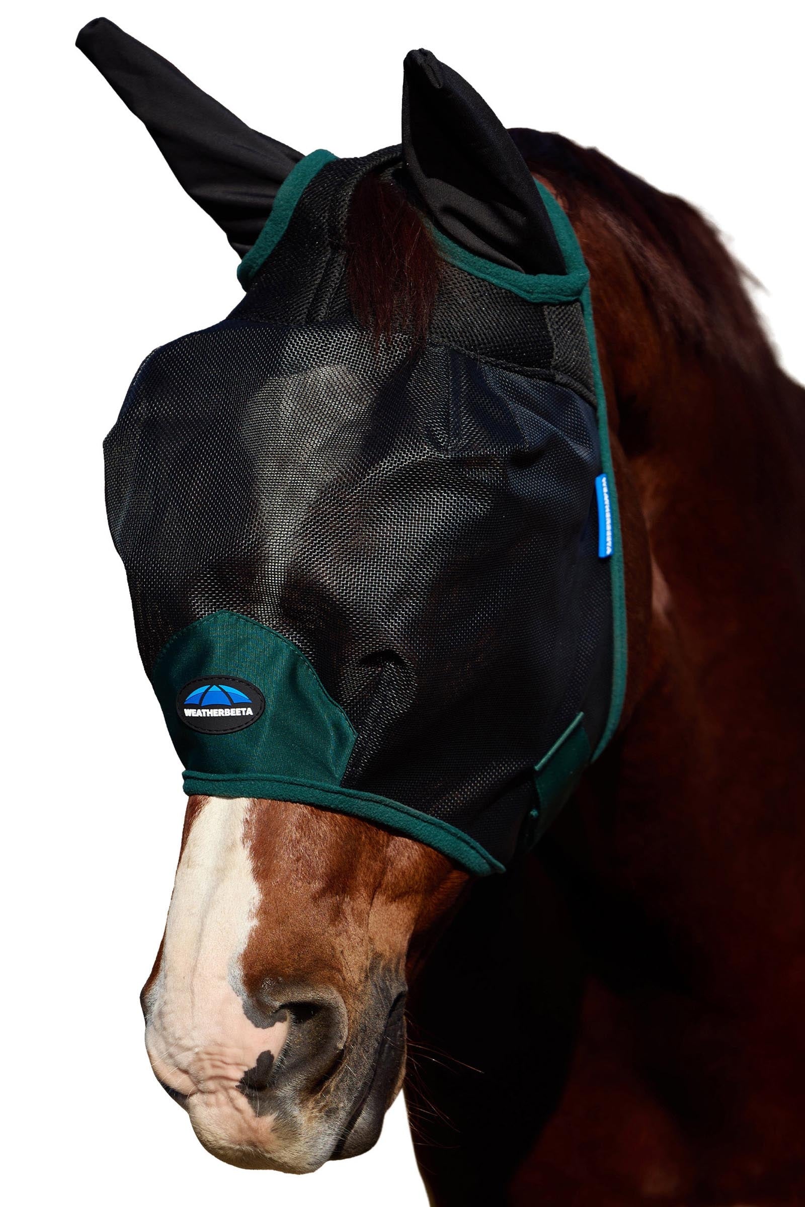 Weatherbeeta Comfitec Durable Mesh Maschera antimosche con orecchie Protezione antimosche per cavalli
