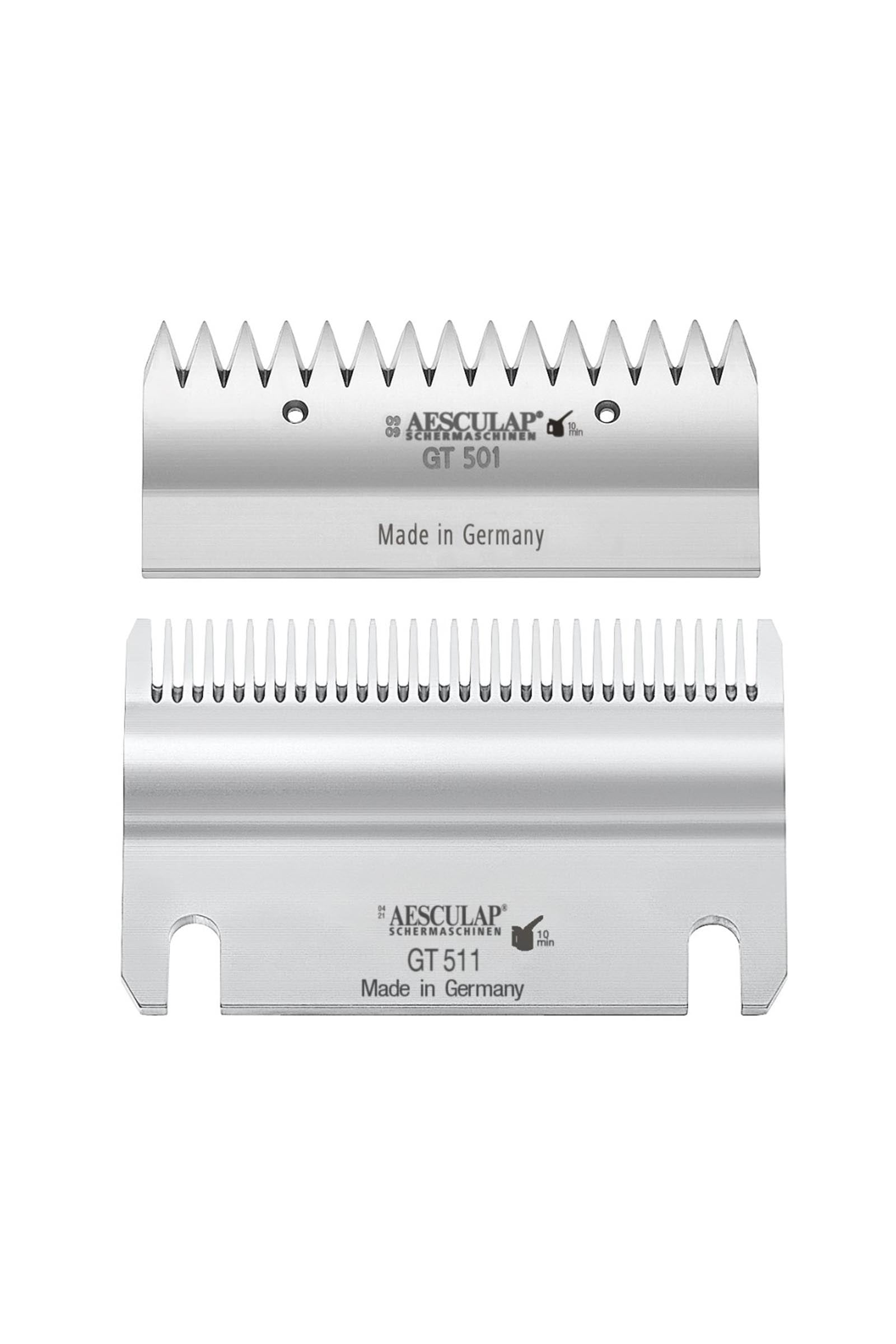 Aesculap Econom Shearing Blade Set, Horse & Cattle, Fine, 15/31, 1 mm Ritaglio e finiture