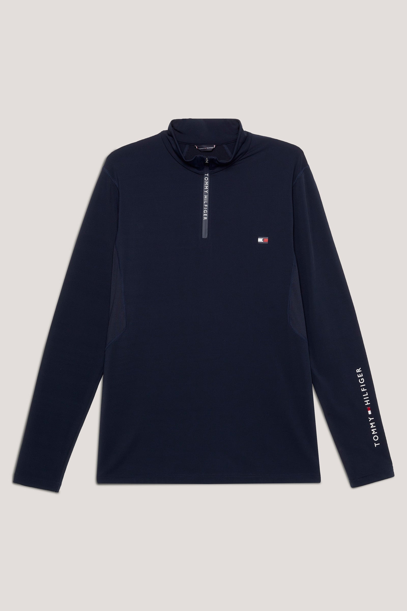 Tommy Hilfiger Equestrian Maglia termica da uomo 1/4 zip Abbigliamento da uomo