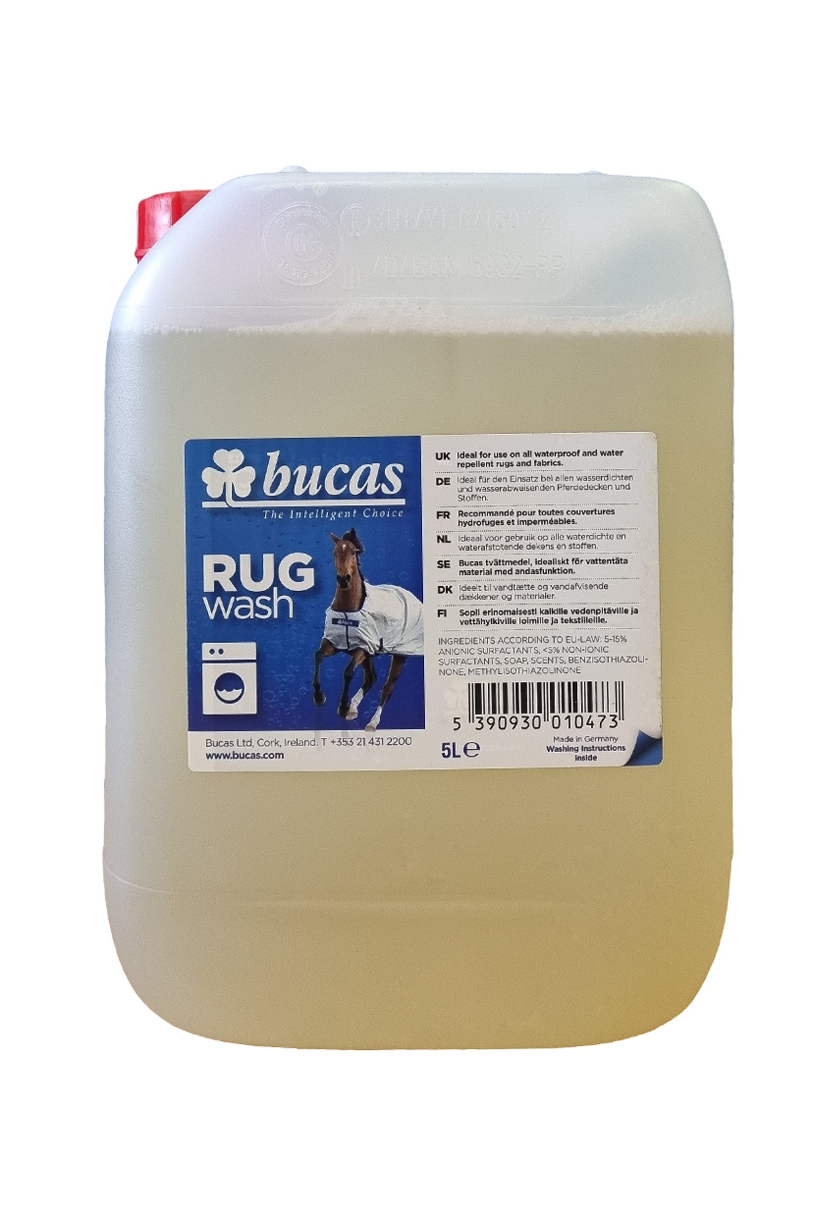 Bucas Detergente per coperte da equitazione, 5 l Prodotti per la salute