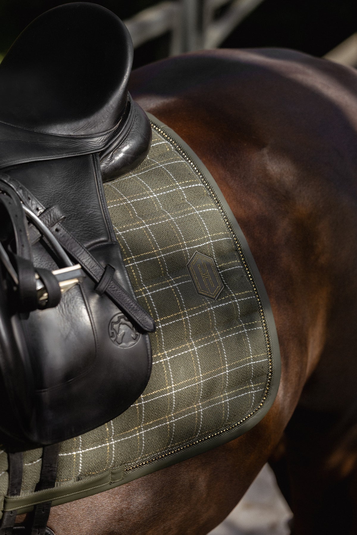 Eskadron Heritage 26/27 Bouclé Crystal Dressage Saddle Pad Saddle Pads