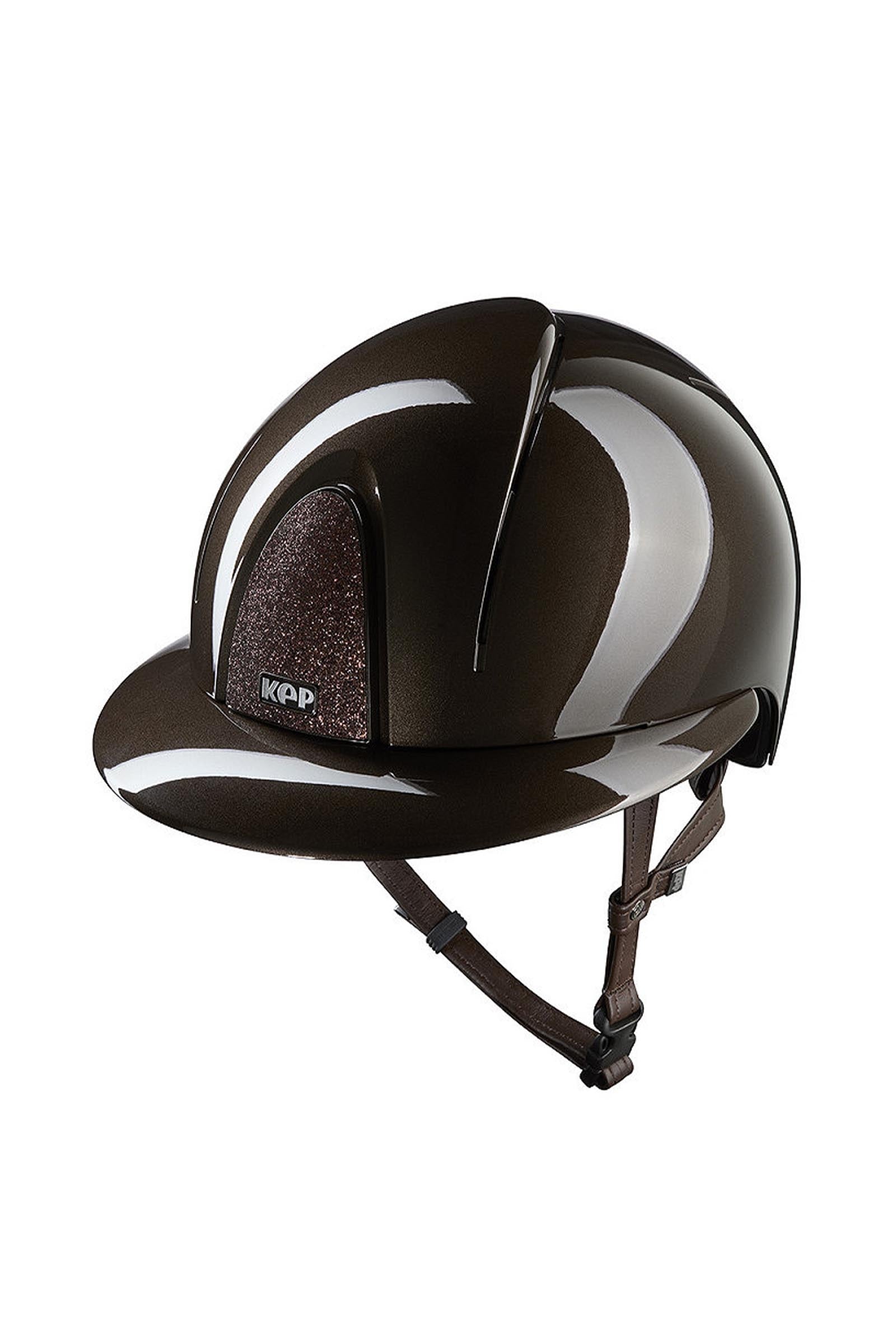 KEP Helmets KEP NOVA ABS Metal Polish/Star Polo Riding Helmet Attrezzatura di sicurezza