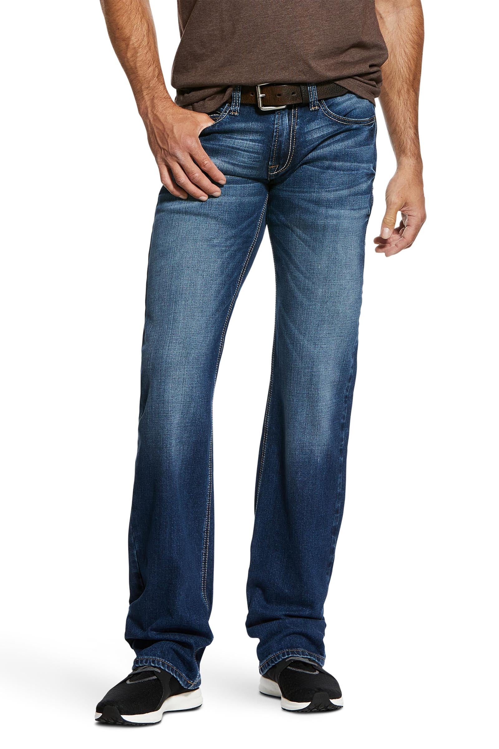 Ariat Nassau M7 Rocker jeans da uomo a gamba dritta Abbigliamento da uomo
