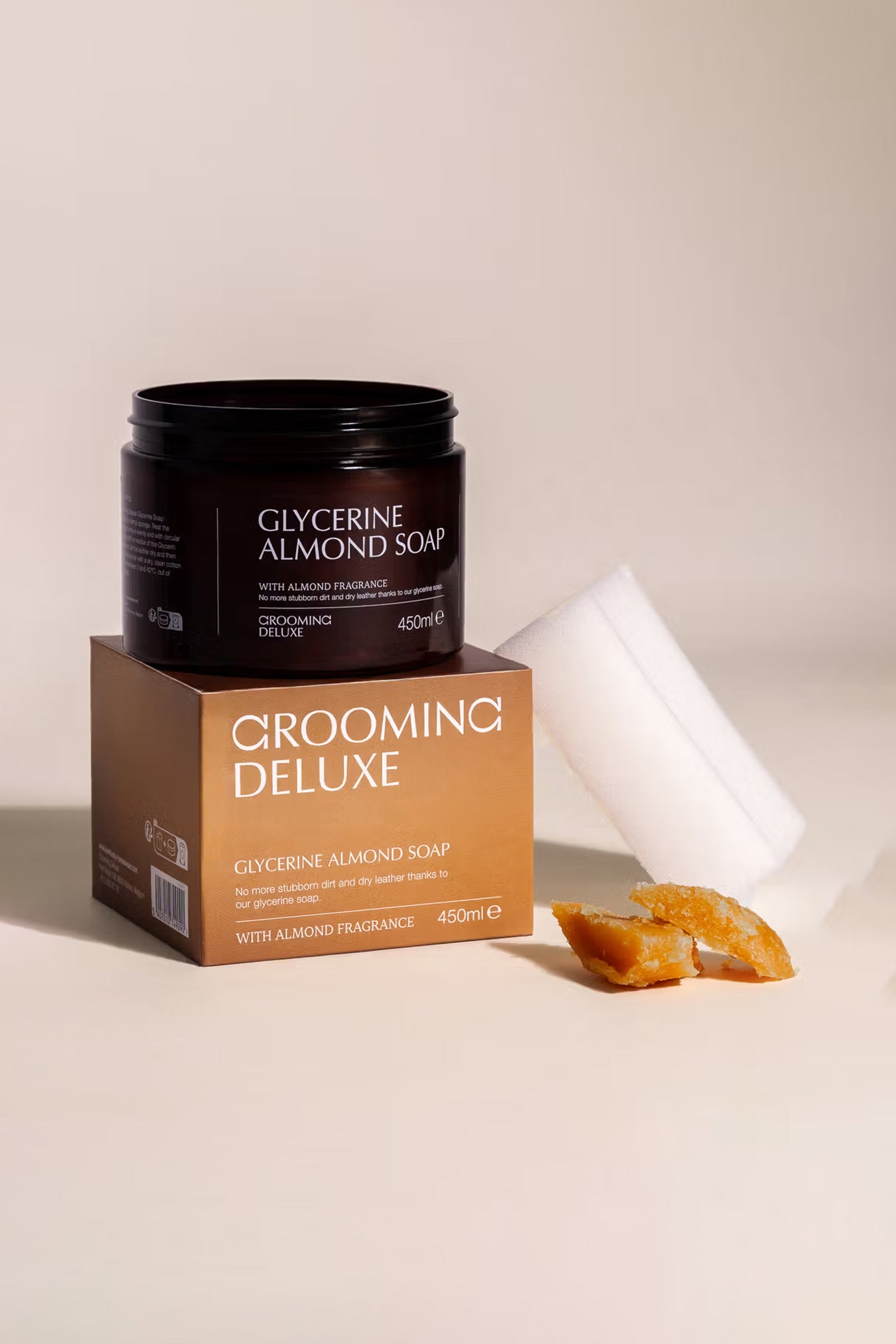 Grooming Deluxe Sapone alla glicerina mandorla, 450 ml Prodotti per la salute