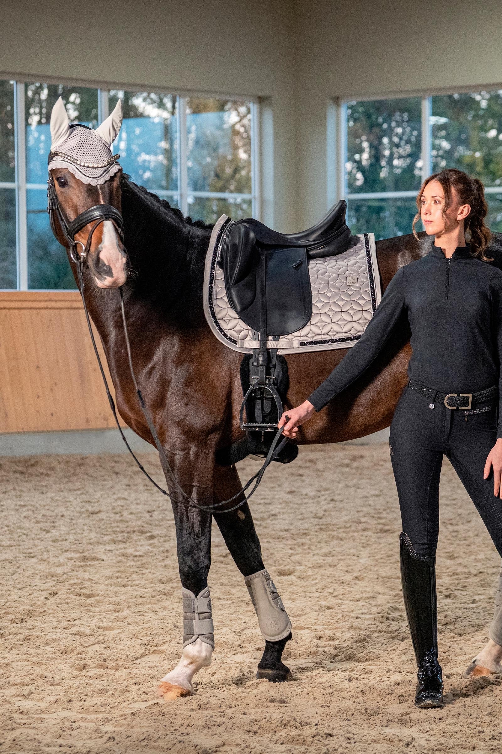Eskadron Platinum 26 Crystal Fly Hood Saddle Pads