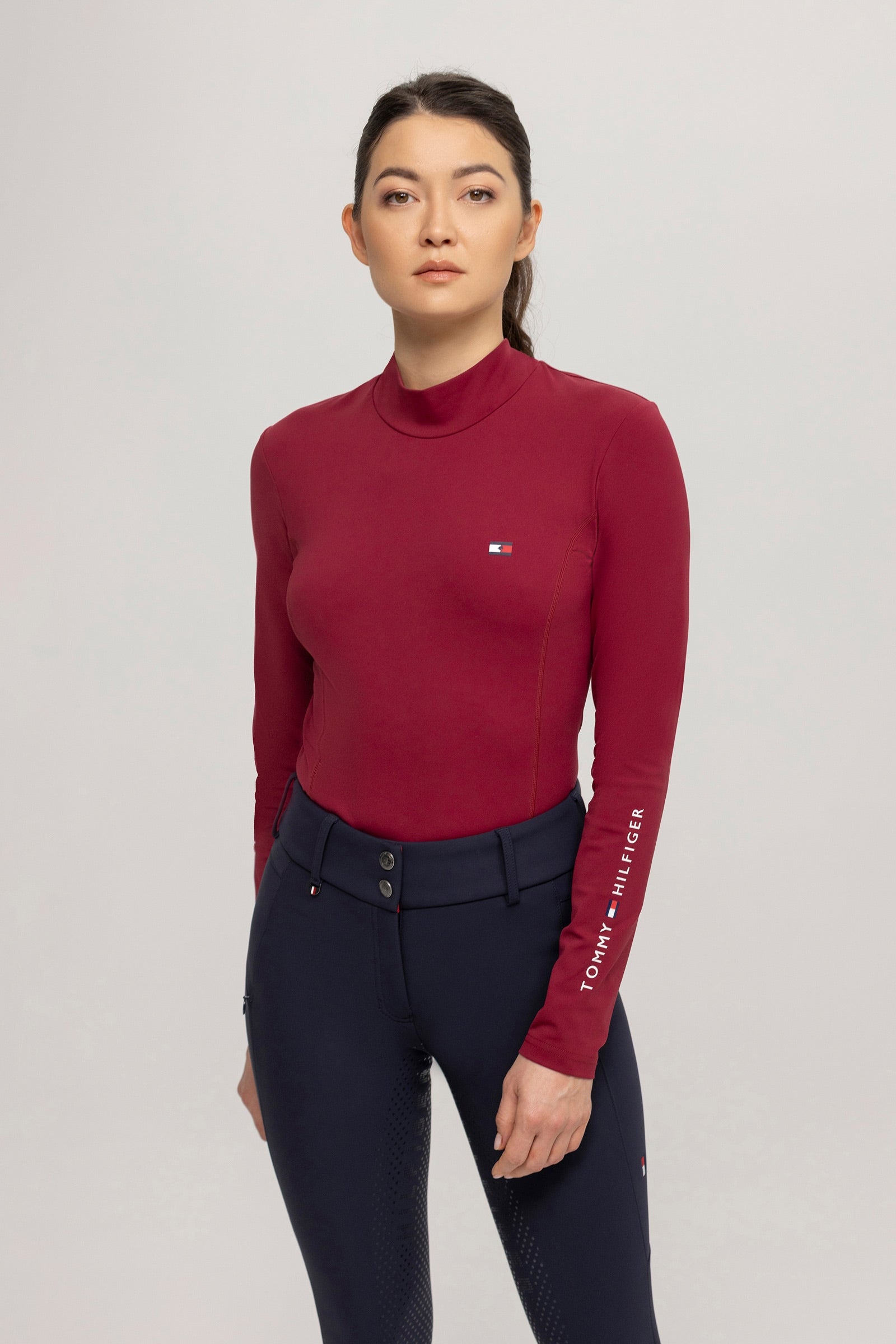 Tommy Hilfiger Equestrian High Neck Women´s Long Sleeve Baselayer Shirt Women’s Riding Clothing