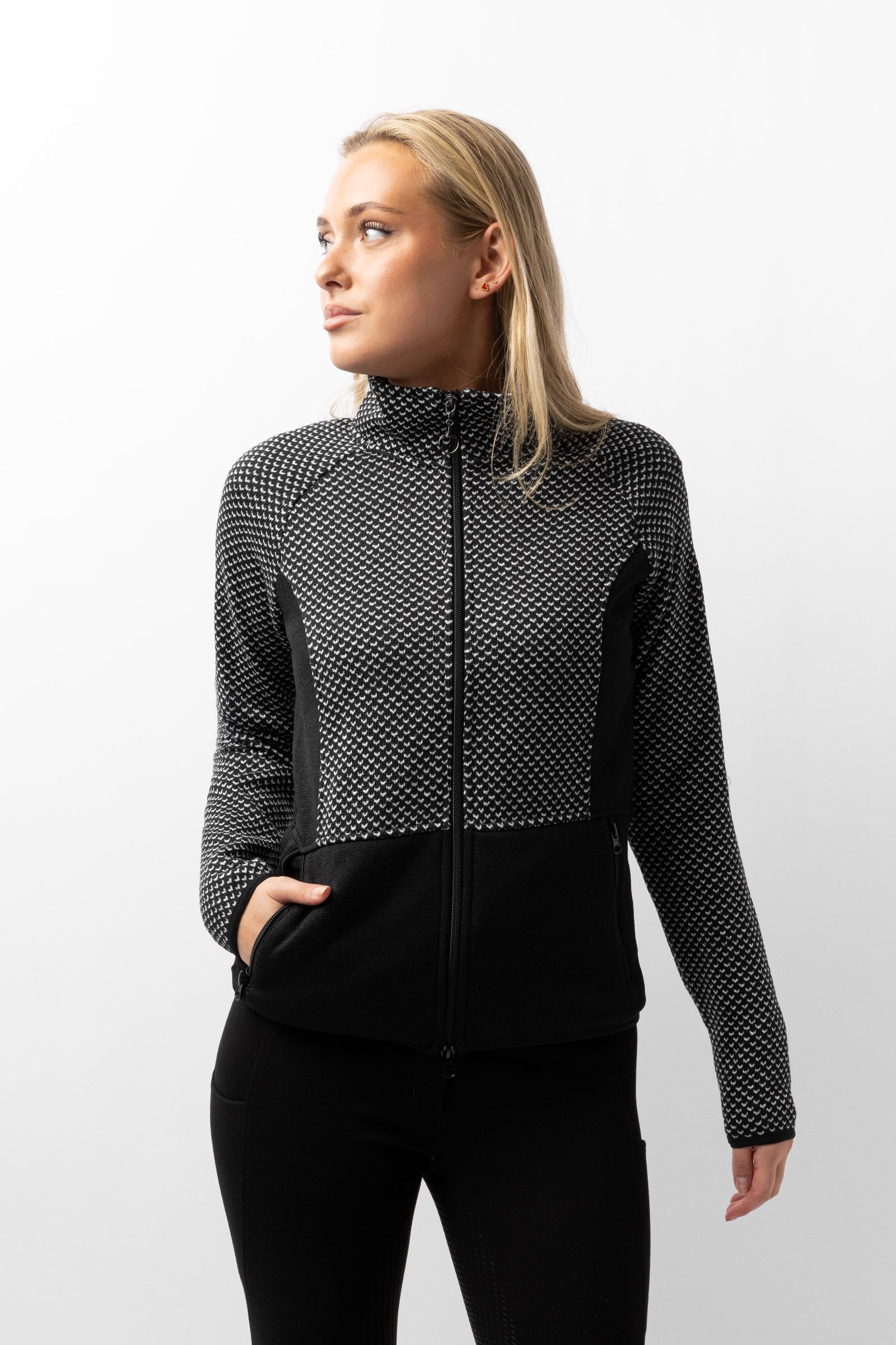 Horze Neve Fleece Giacca da Equitazione Abbigliamento da donna