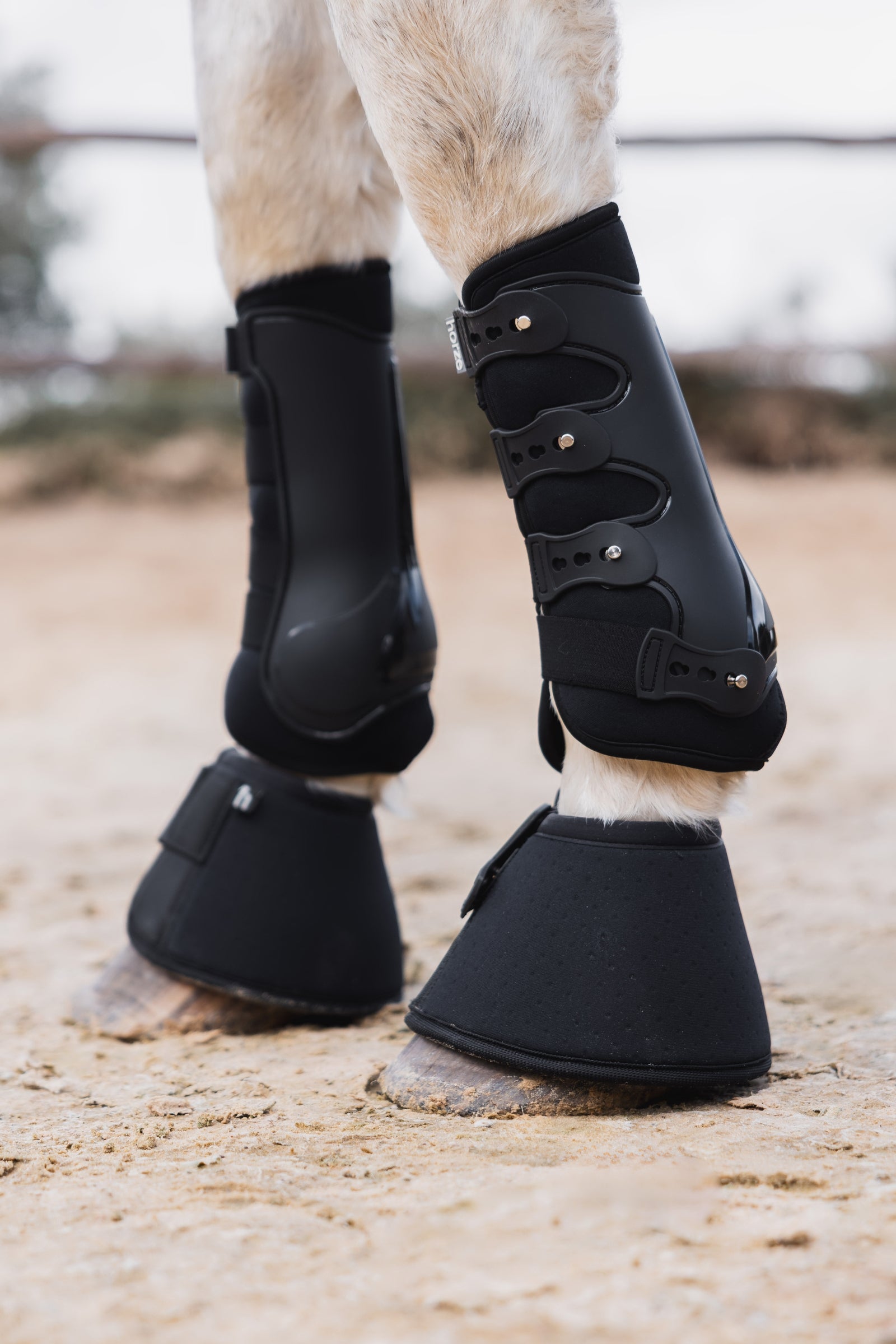 Horze Malmo Bell Boots Leg Protection & Hoof Protection for Horses