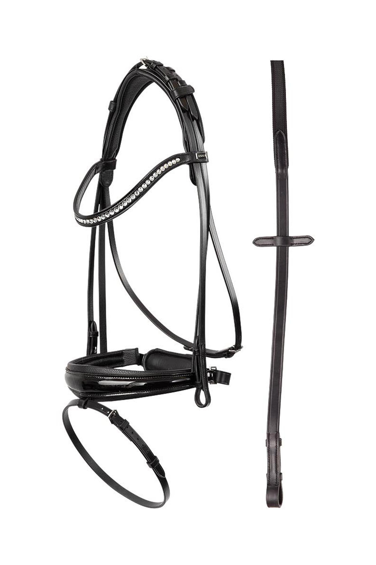 Anky ANKY Anatomic Bridle With Crown Buckle & Reins Briglie & redini