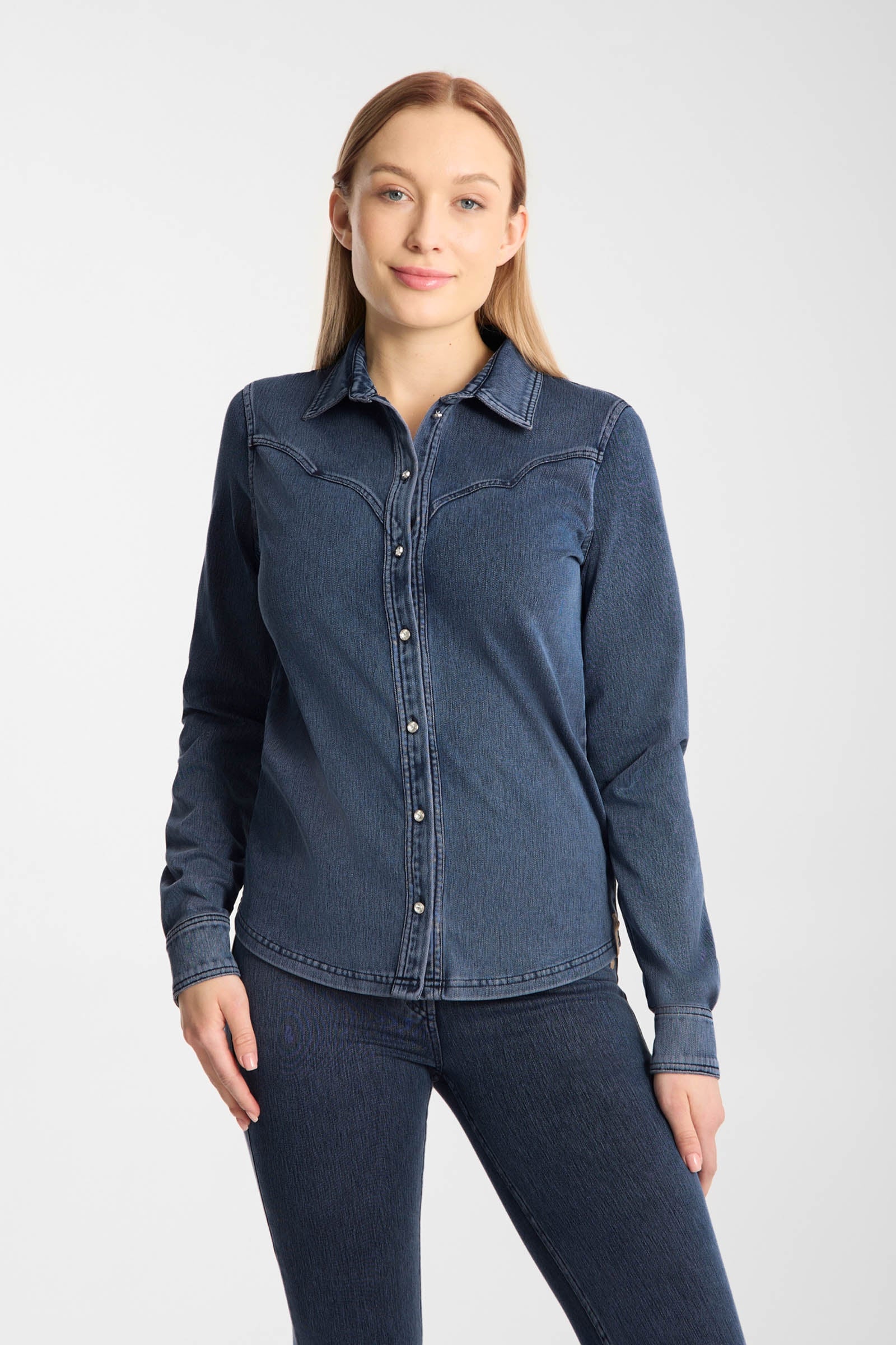Horze Ulrika camicia western da donna Abbigliamento da donna