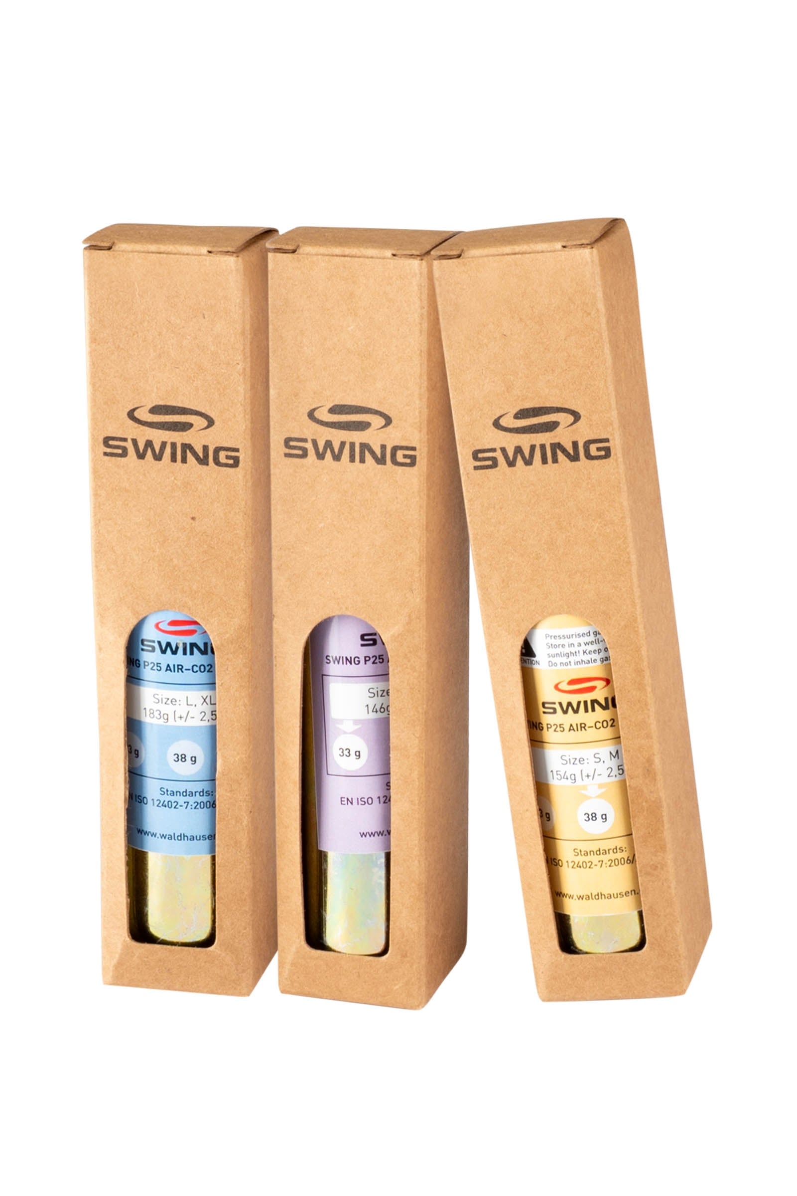 SWING Cartridge CO2 for SWING P25 AIR, L, XL, 45g Attrezzatura di sicurezza