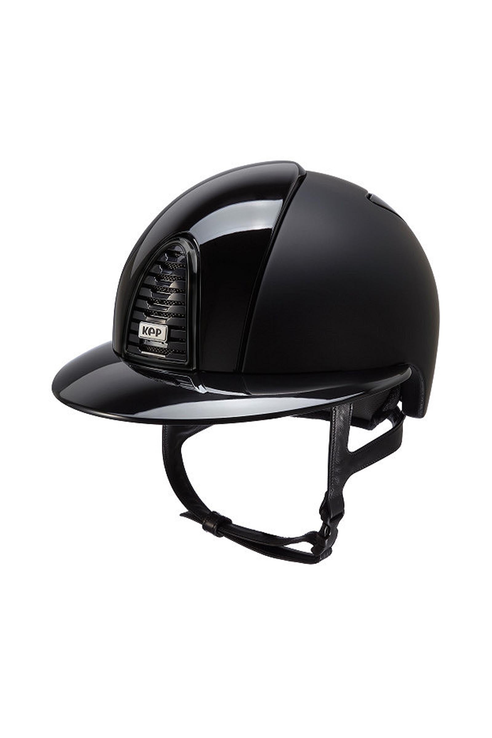 KEP Helmets KEP Cromo 2.0 Textile/Polish Polo Riding Helmet With Extra Visor, App Compatible Attrezzatura di sicurezza