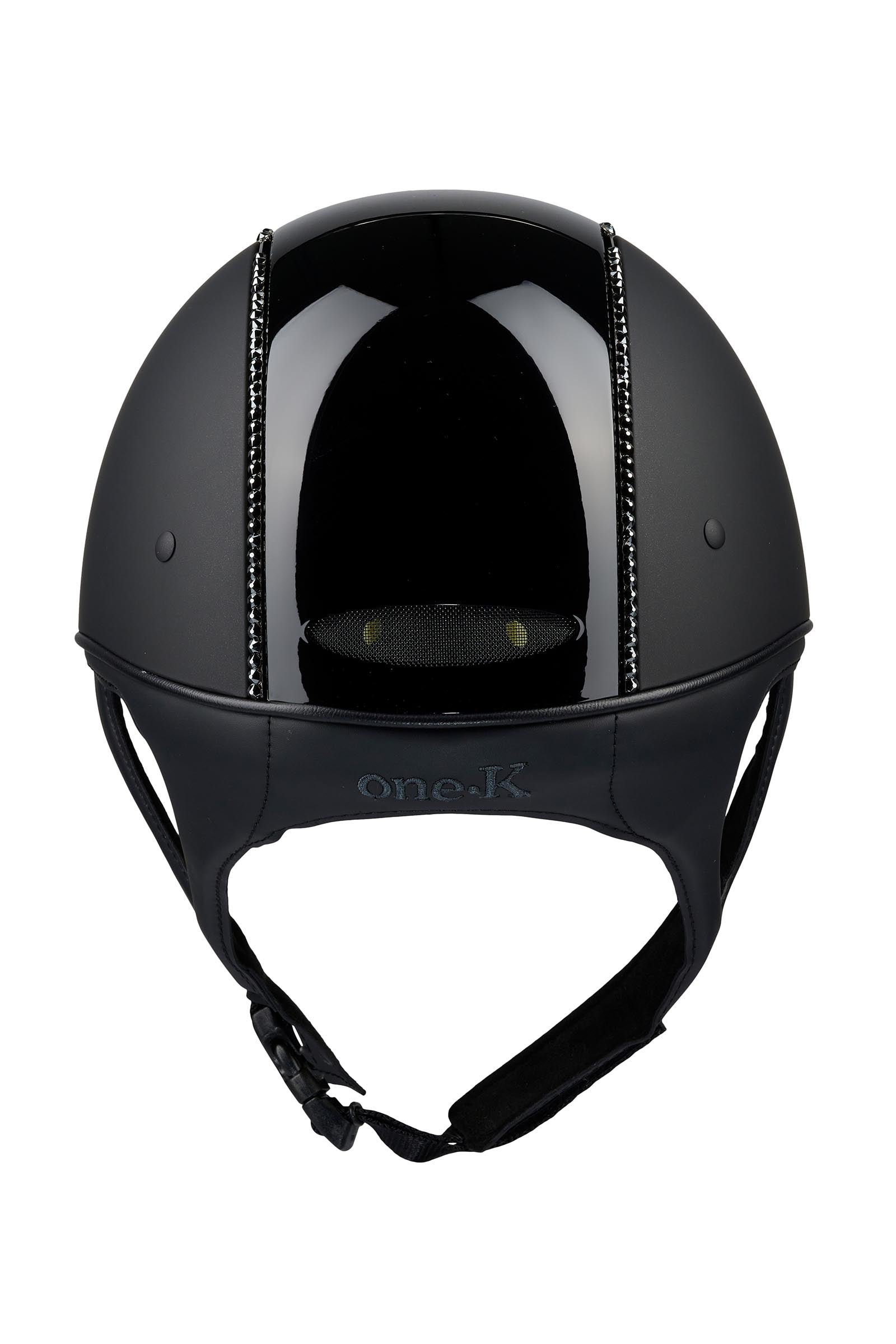 OneK MIPS Defender Glossy Top Swarovski Matt Riding Helmet Safety Equipment