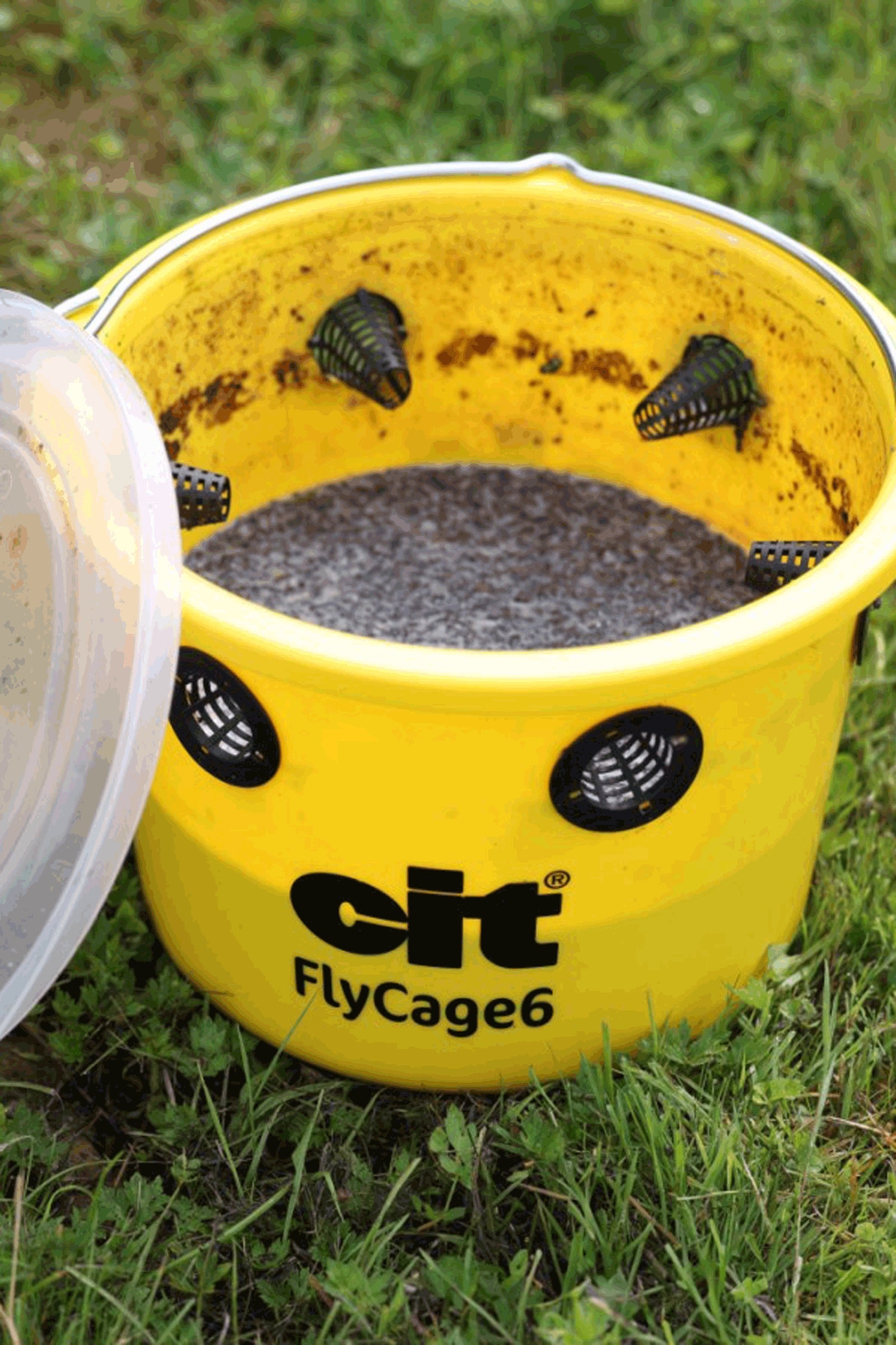 Kerbl Cit FlyCage 6 Fly Trap, Set incl. 750 g Attractant Antifly Protection for Horses