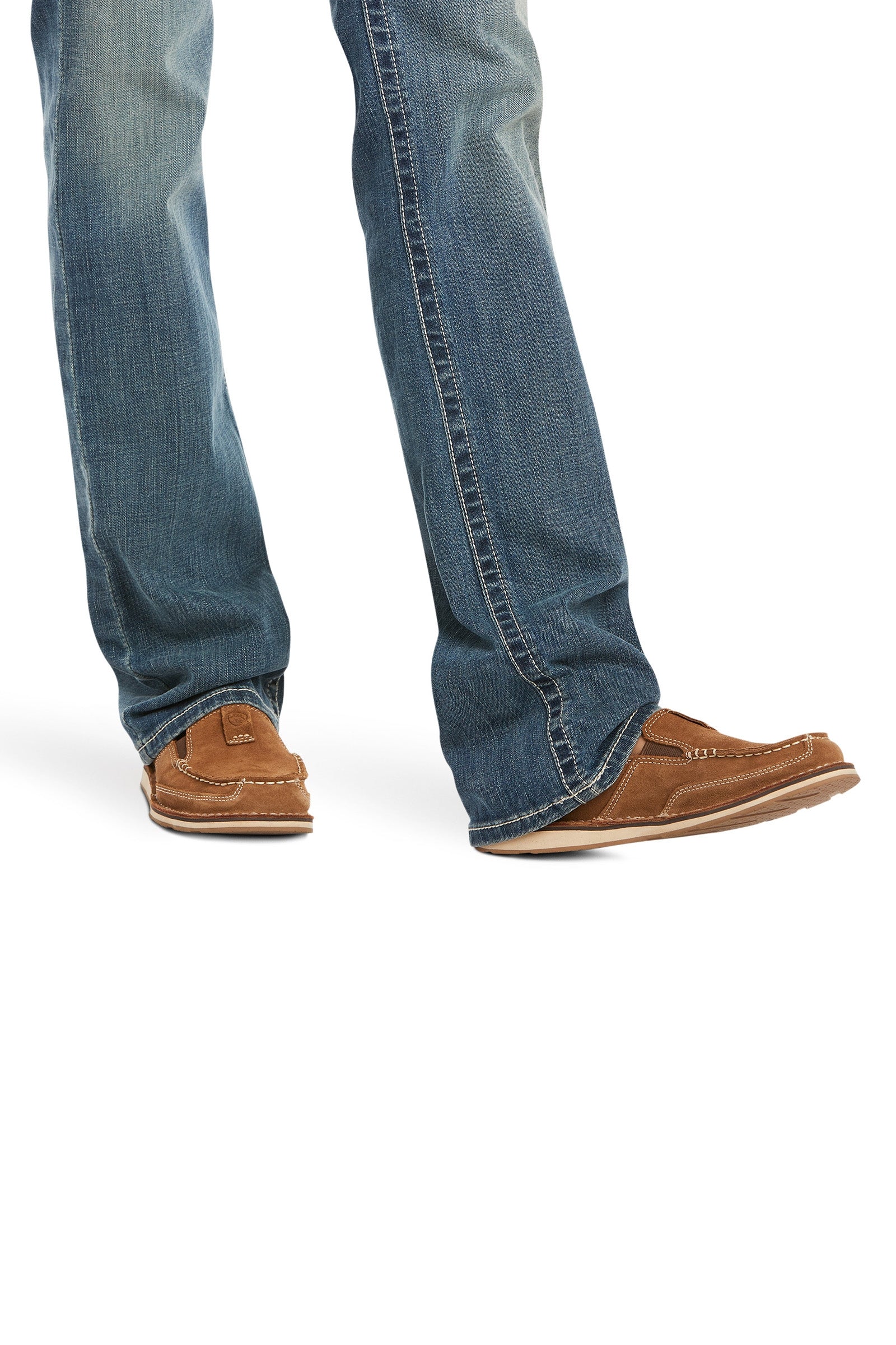 Ariat R.E.A.L. Mid Rise Stretch Icon Stackable Straight Leg Jeans Womens Breeches